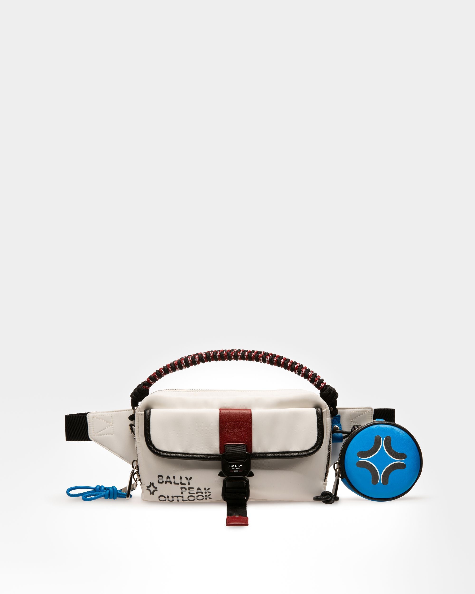 Perrie Sac Bandoulière En Nylon Recyclé Blanc - Homme - Bally - 01