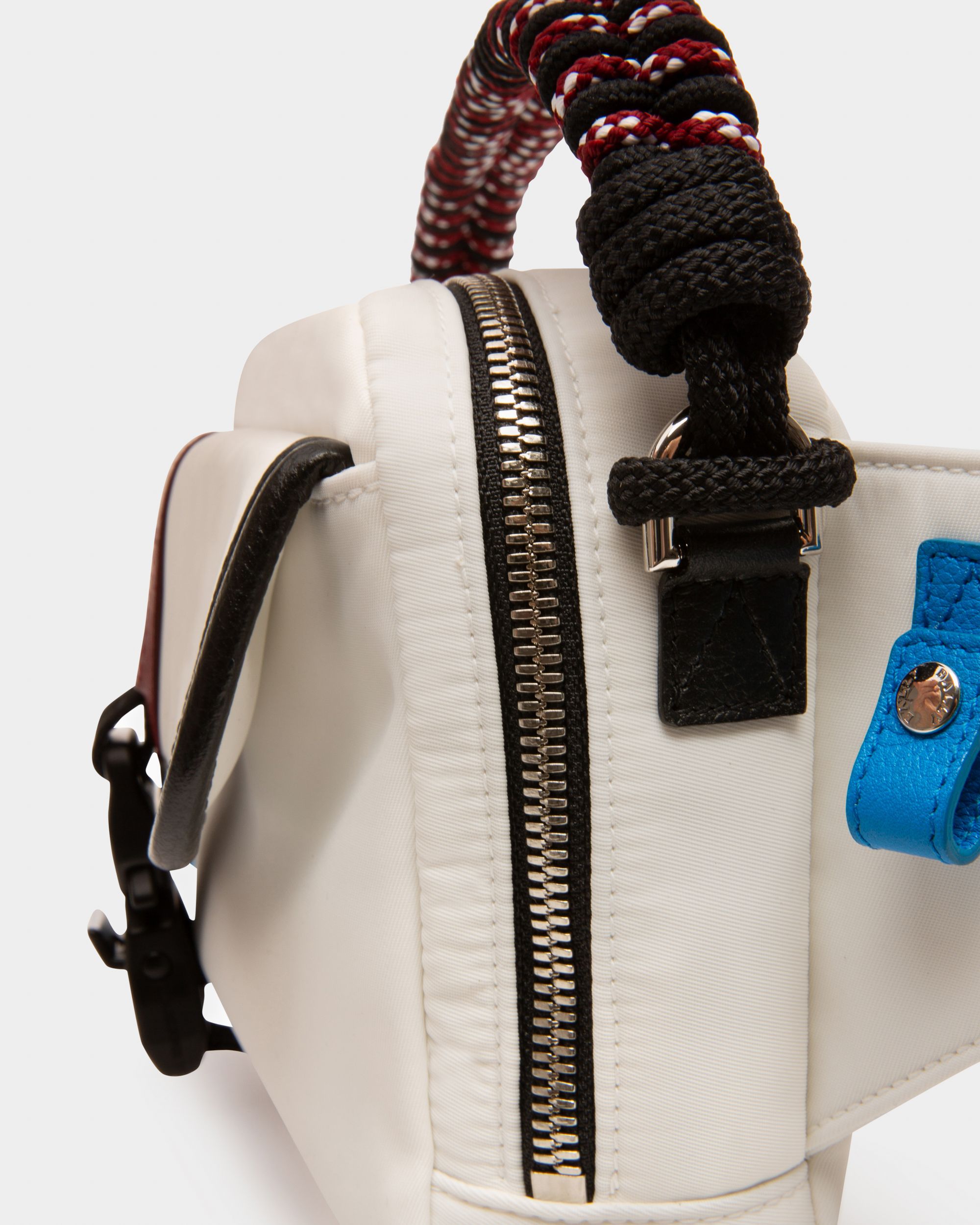 Perrie Sac Bandoulière En Nylon Recyclé Blanc - Homme - Bally - 04
