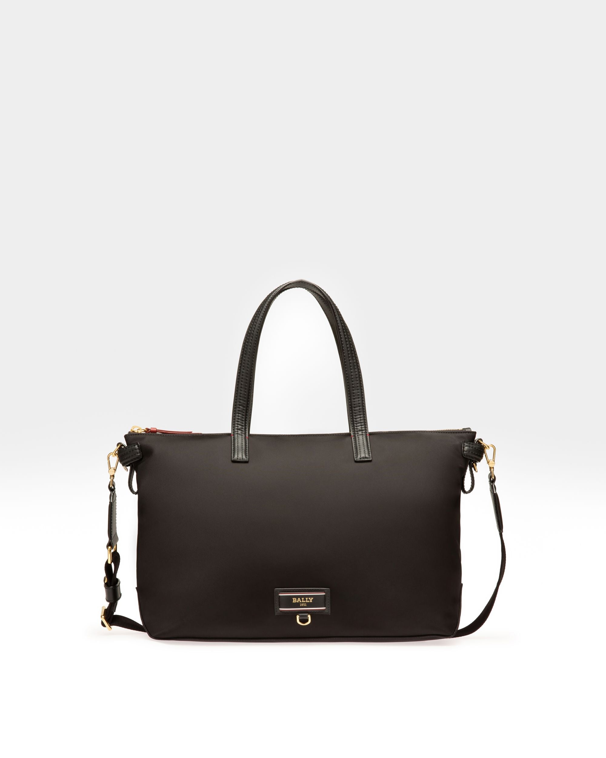 Embeth Cabas En Nylon Recyclé Noir - Femme - Bally - 01