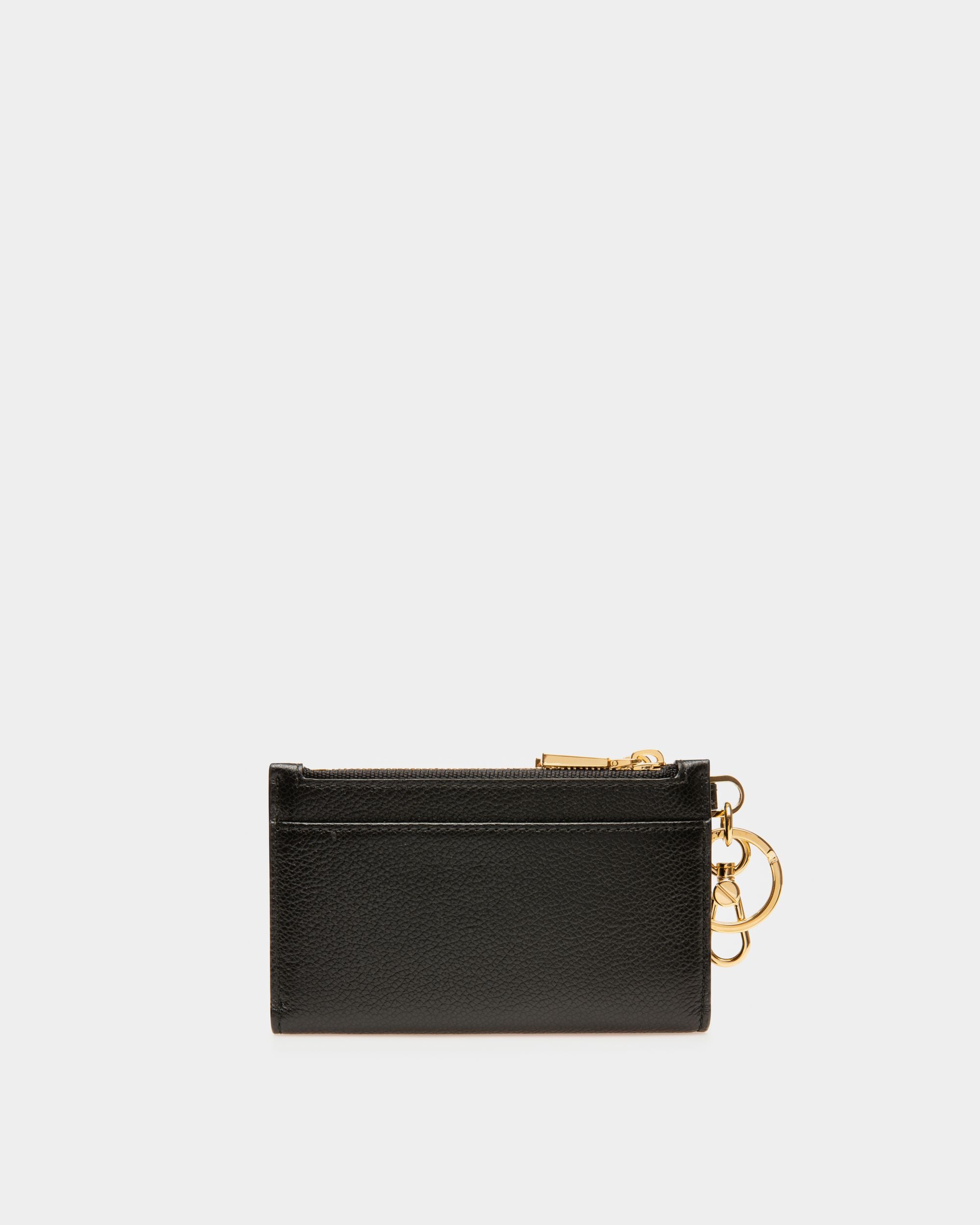 Larin Portefeuille En Cuir Noir - Femme - Bally - 02