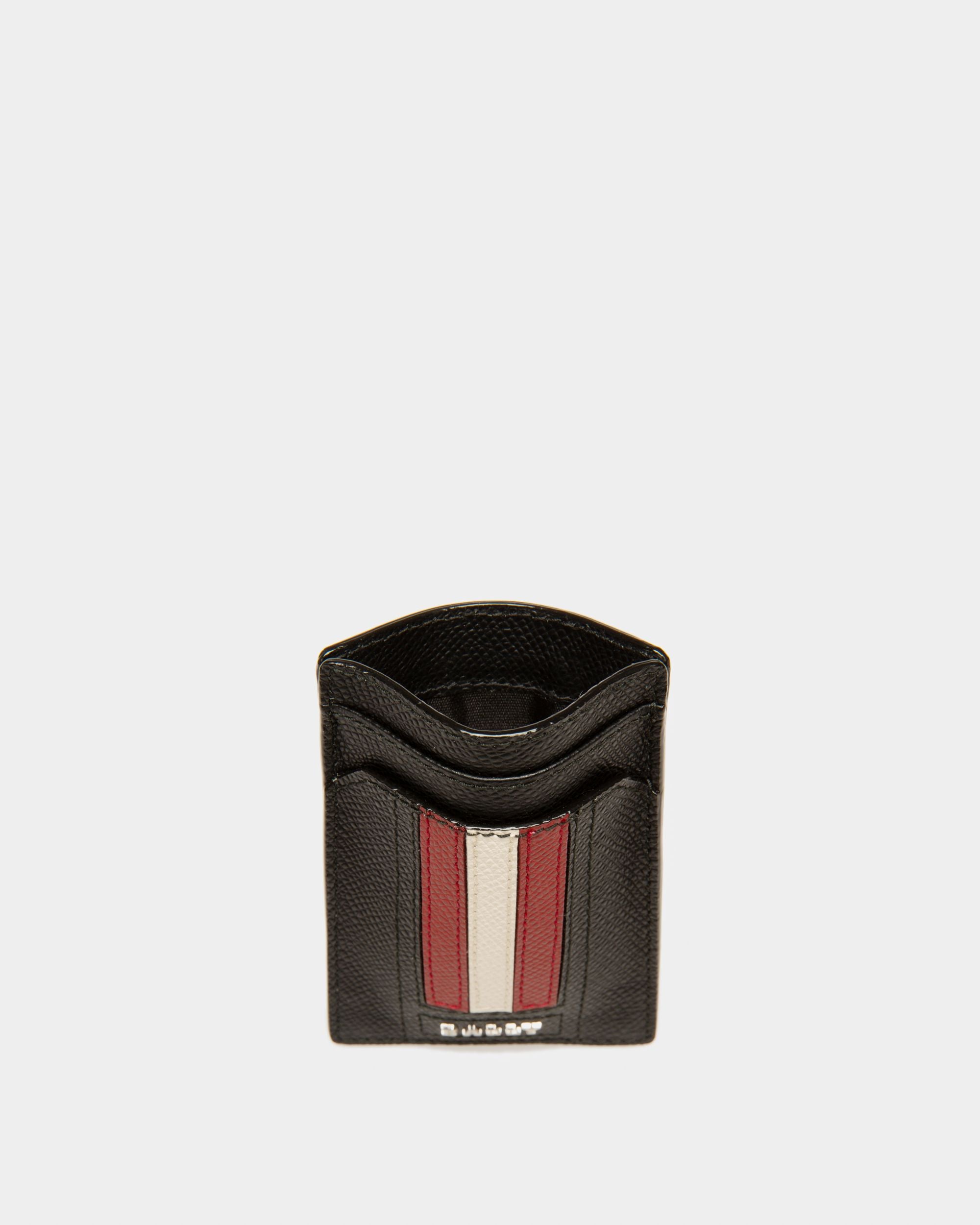 Taedy Porte-Cartes En Cuir Noir - Homme - Bally - 03