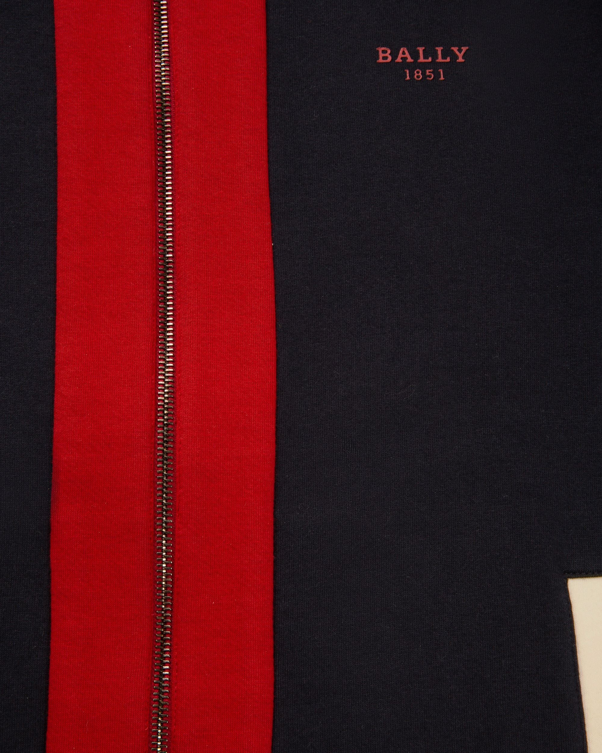 Haut En Coton Marine Et Rouge Bally - Homme - Bally - 07