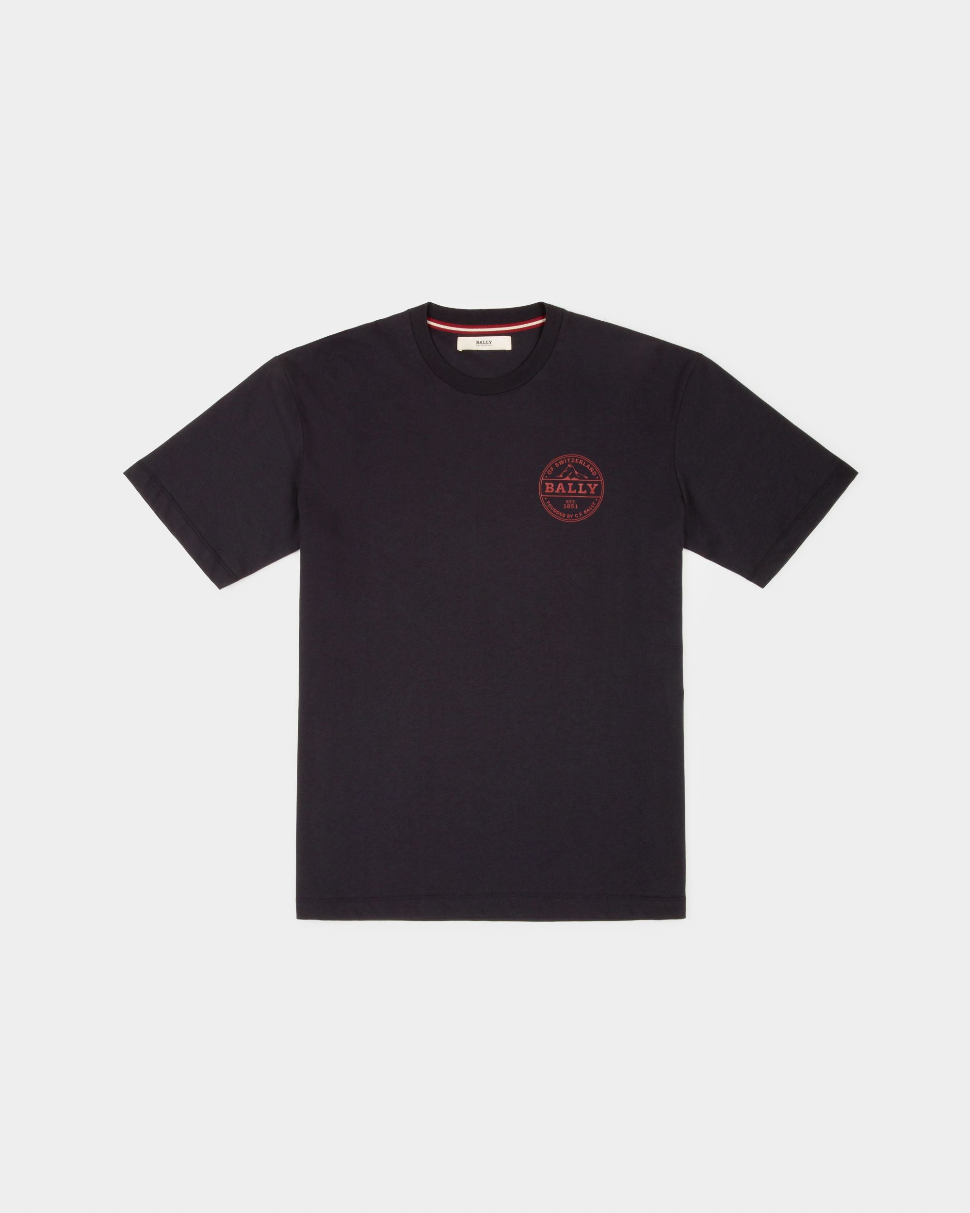 Cotton Top In Navy - Men's - Bally - 01