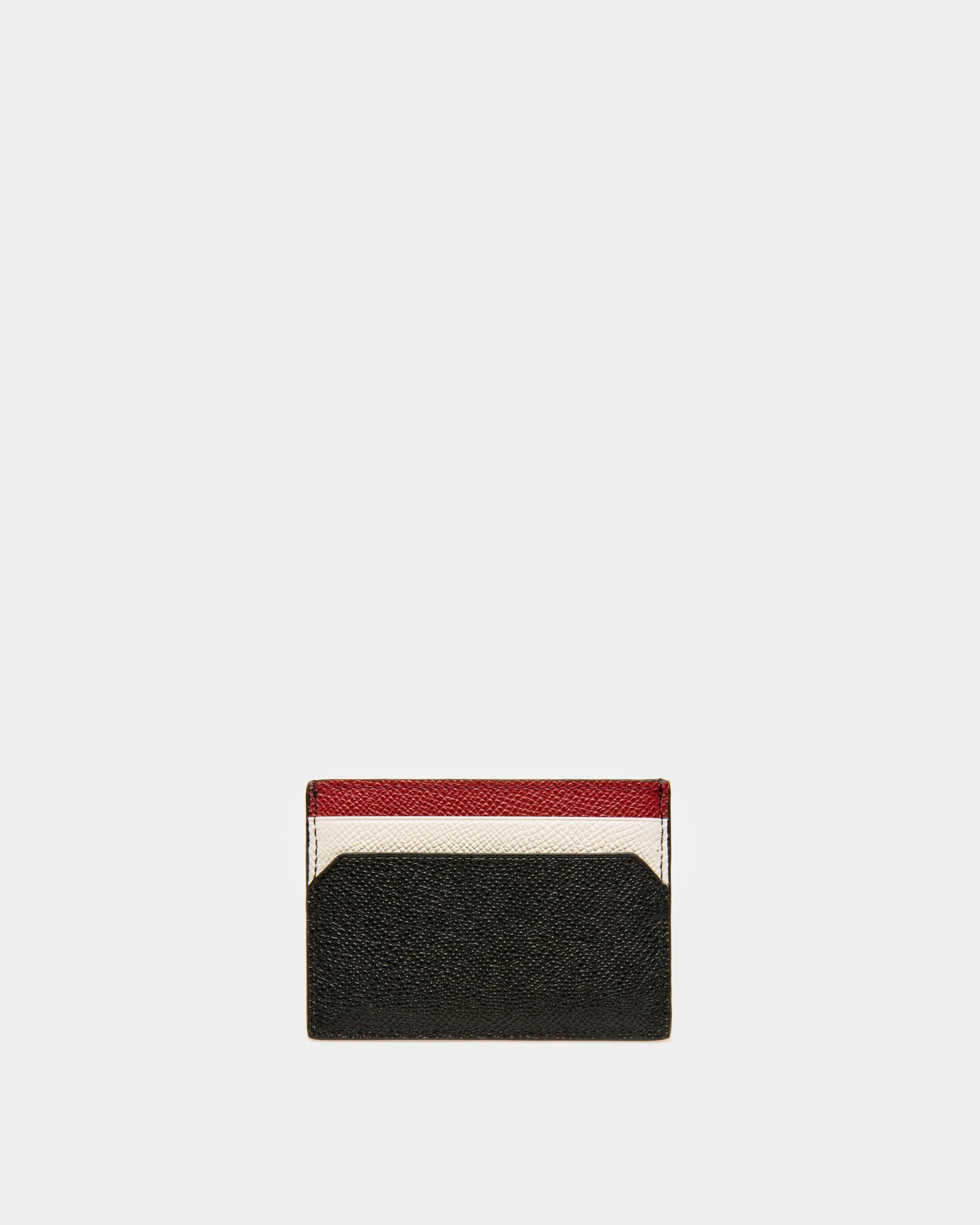 Bhar Porte-Cartes En Cuir Noir - Homme - Bally - 02