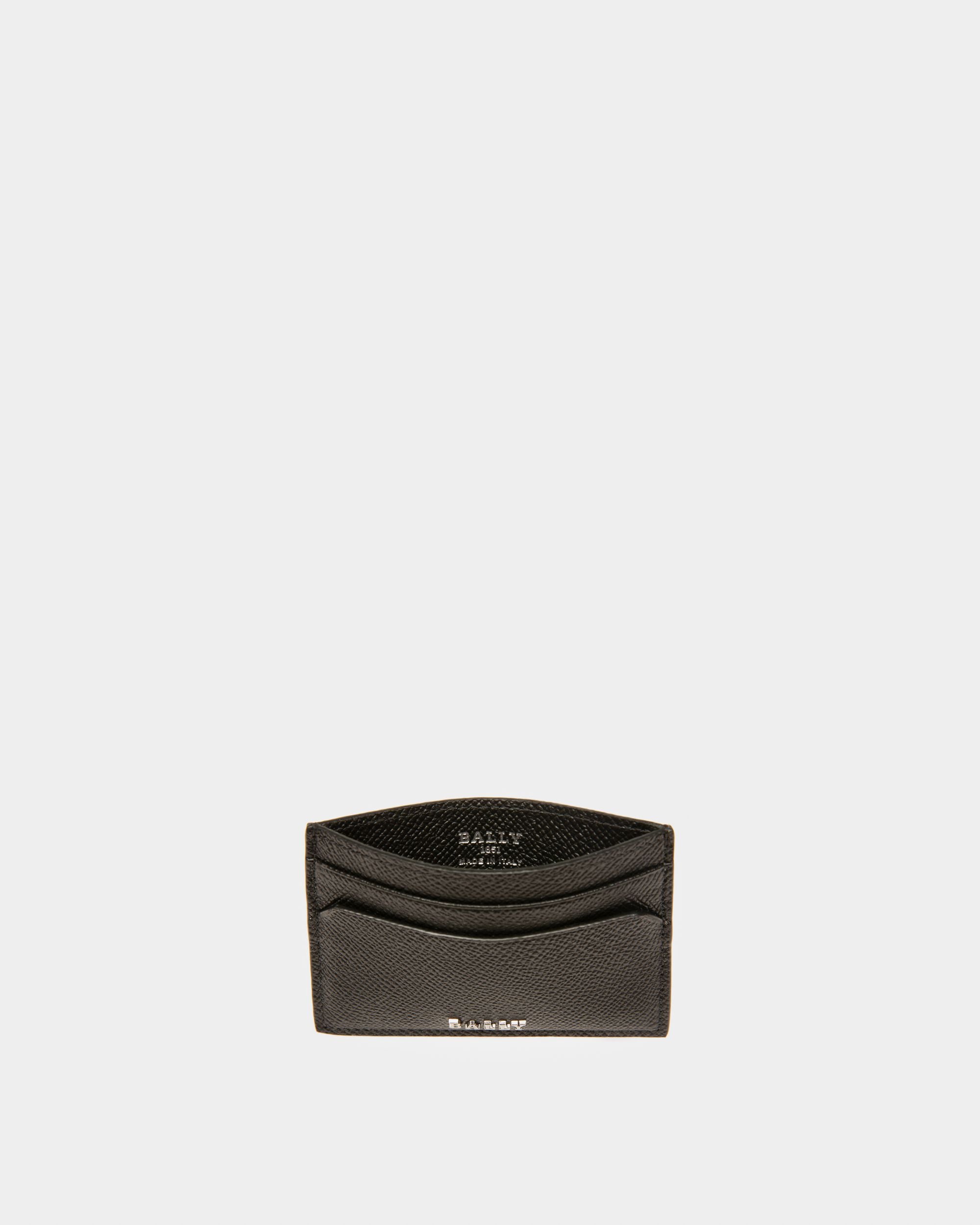 Bhar Porte-Cartes En Cuir Noir - Homme - Bally - 03