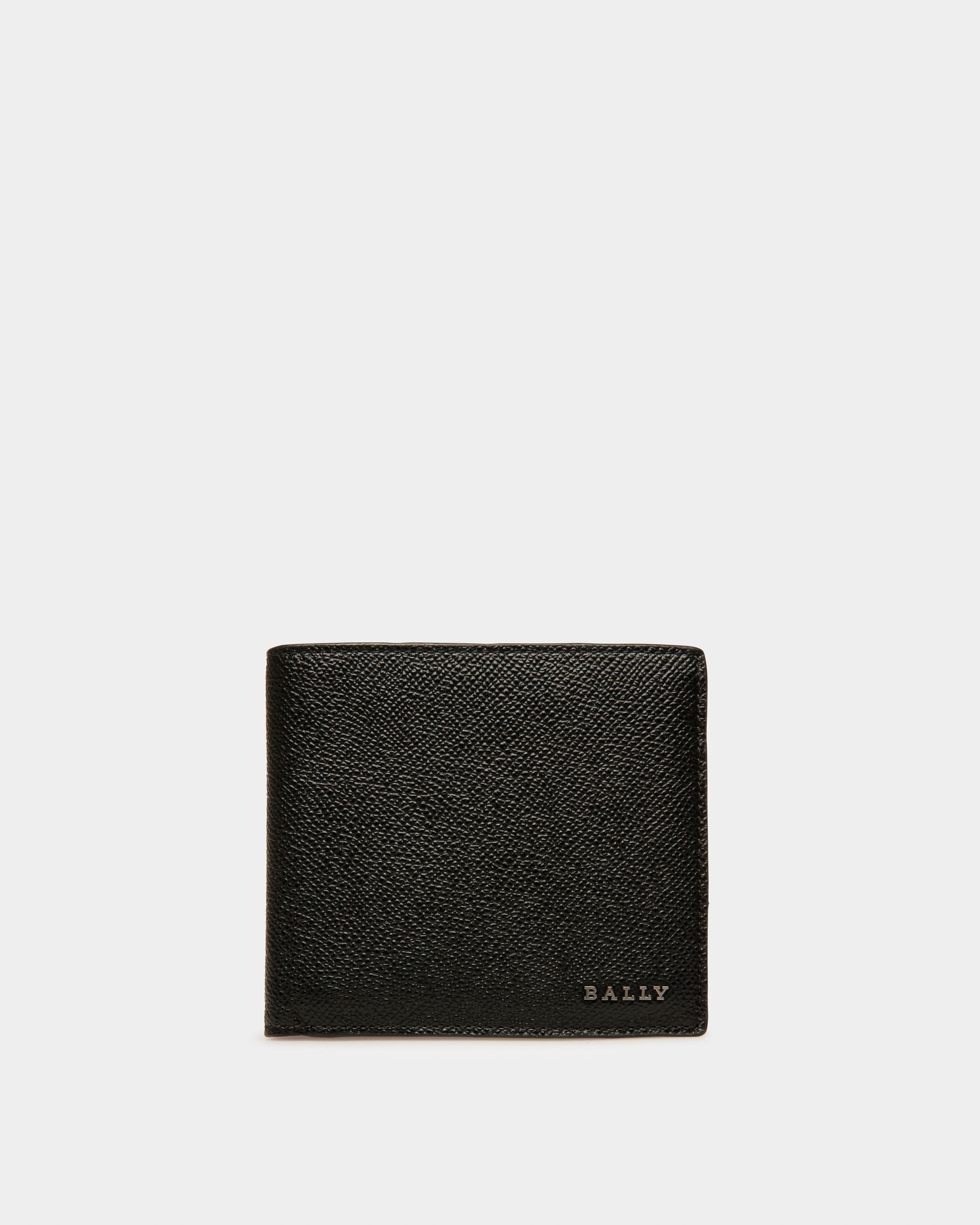 Bollen Portefeuille En Cuir Noir - Homme - Bally - 01