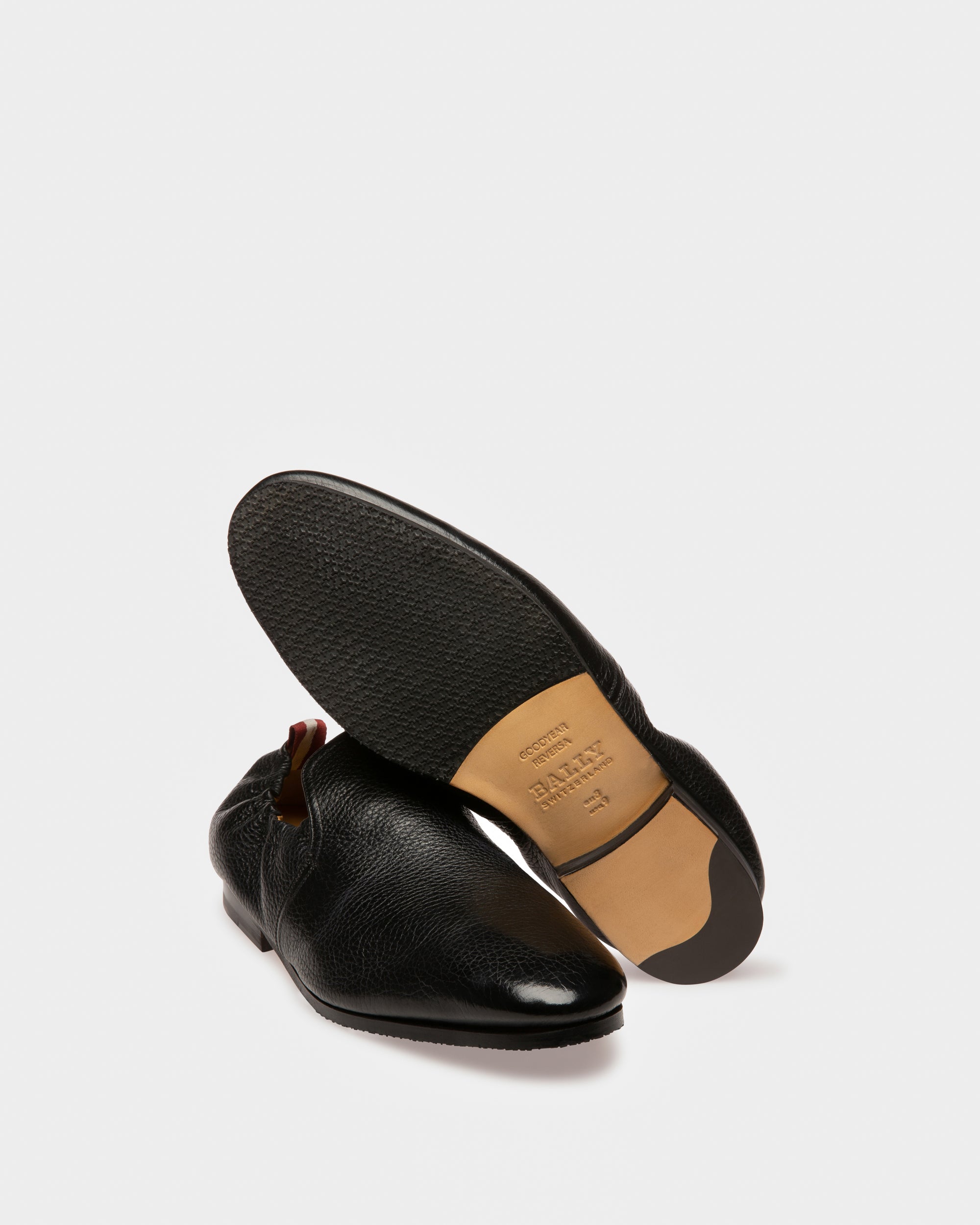 Planker Mocassins En Cuir Noir - Homme - Bally - 04