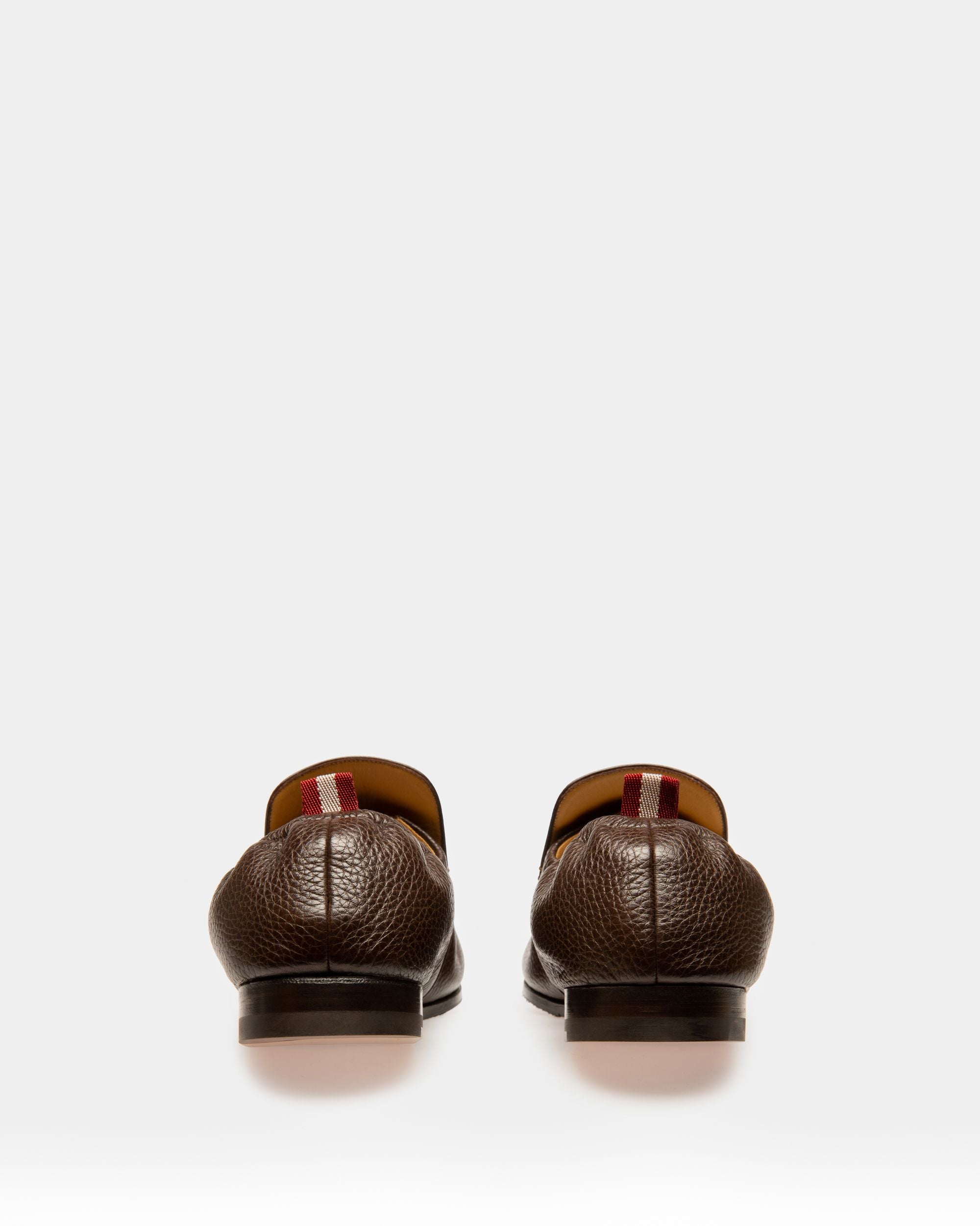 Planker Leather Loafers In Brown - Men's - Bally - 03