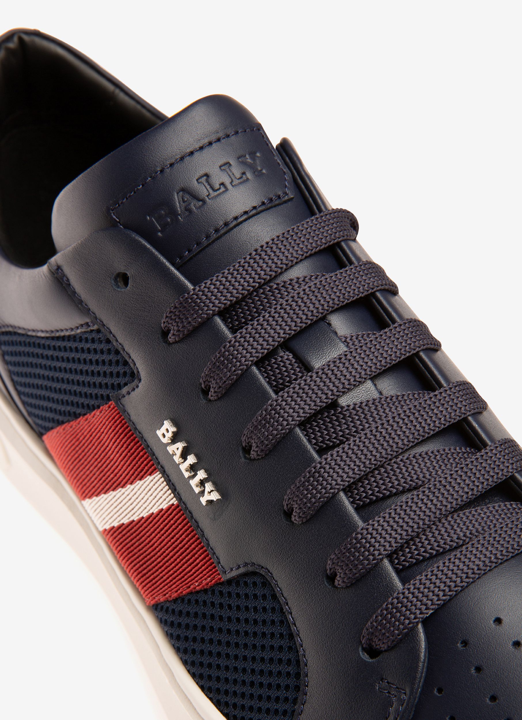 Melys Sneakers En Cuir Bleu Marine - Homme - Bally - 04