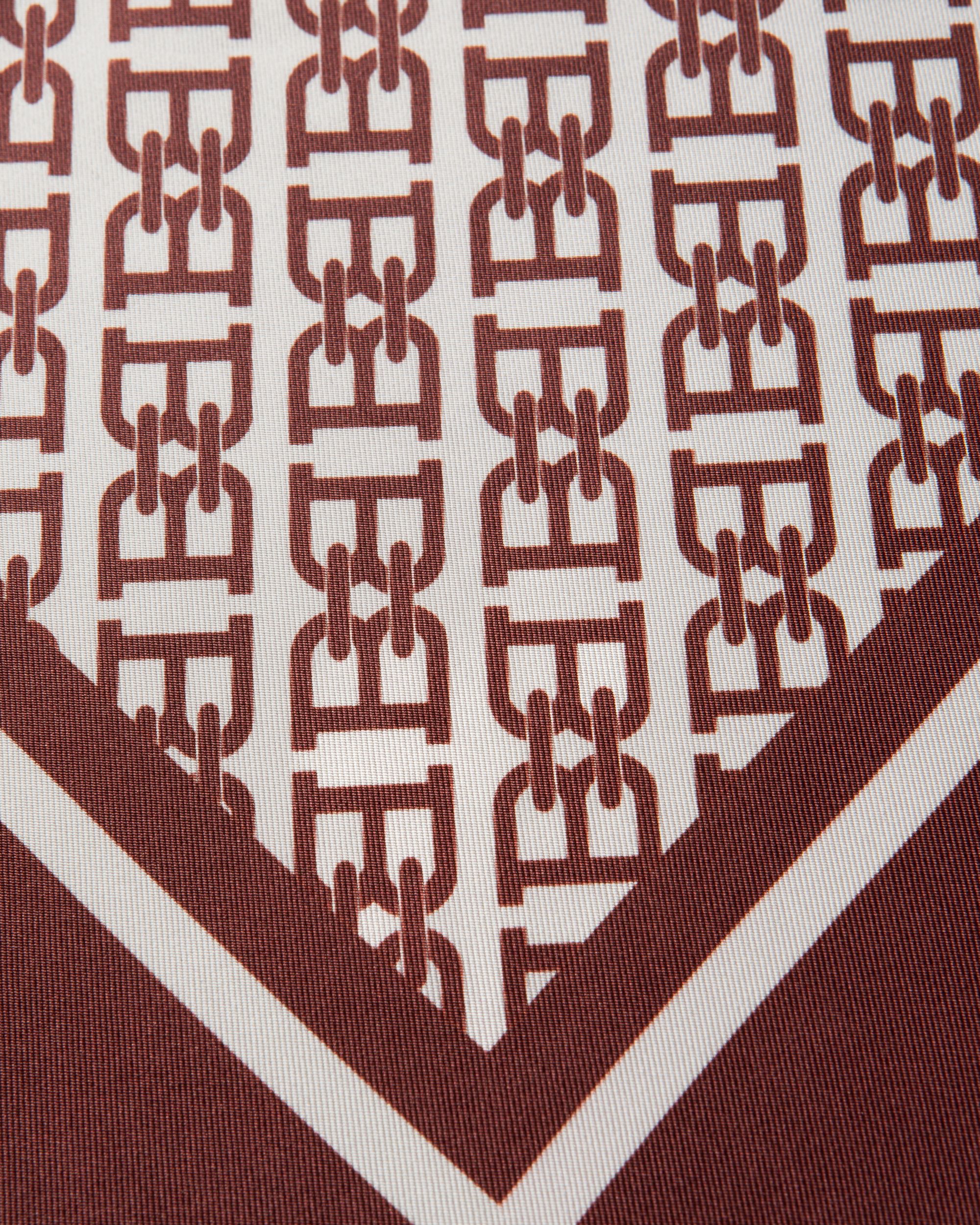 Silk Scarf In Heritage Red - Women's - Bally - 02