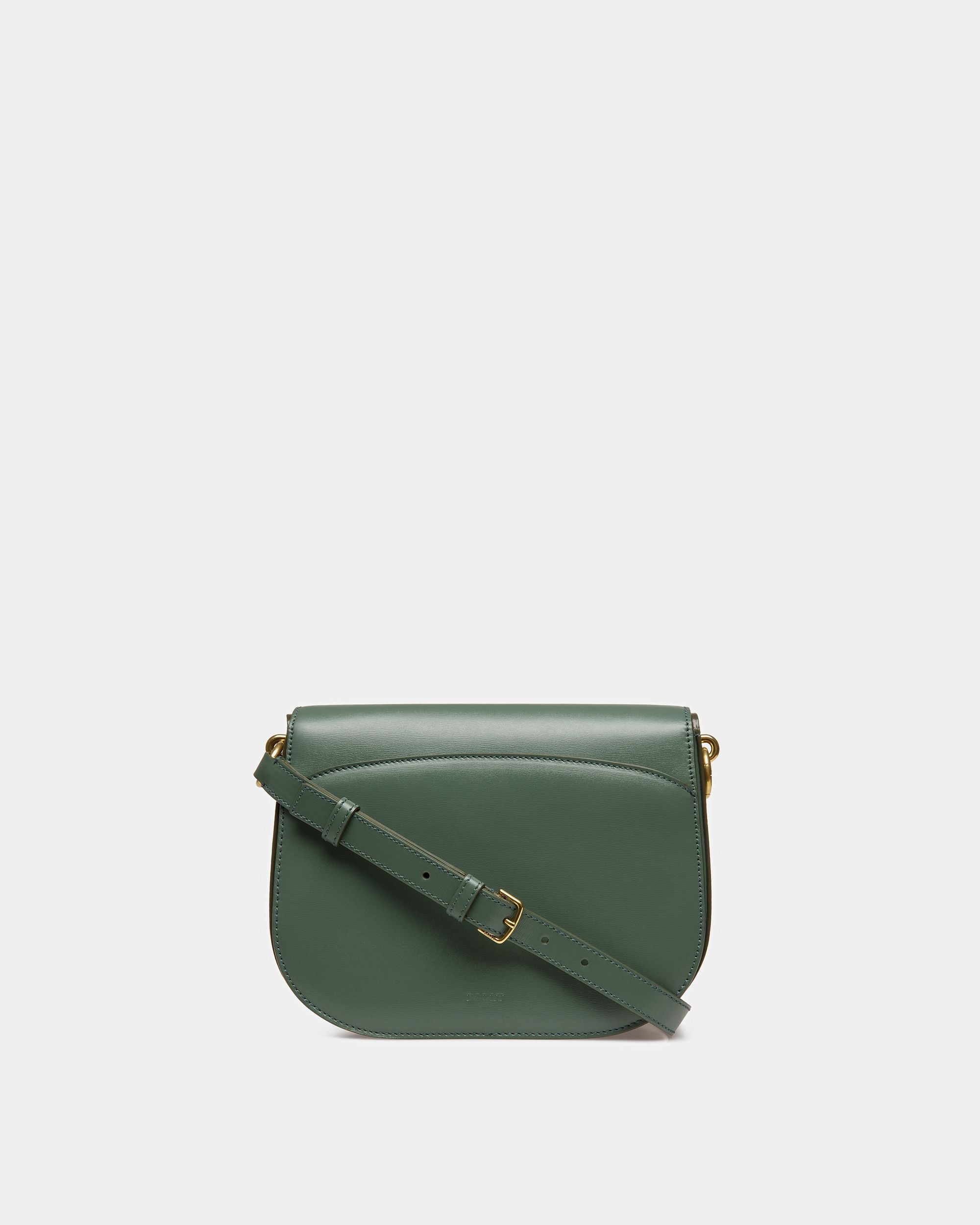 Beckie Leather Crossbody Bag In Sage - Women's - Bally - 03