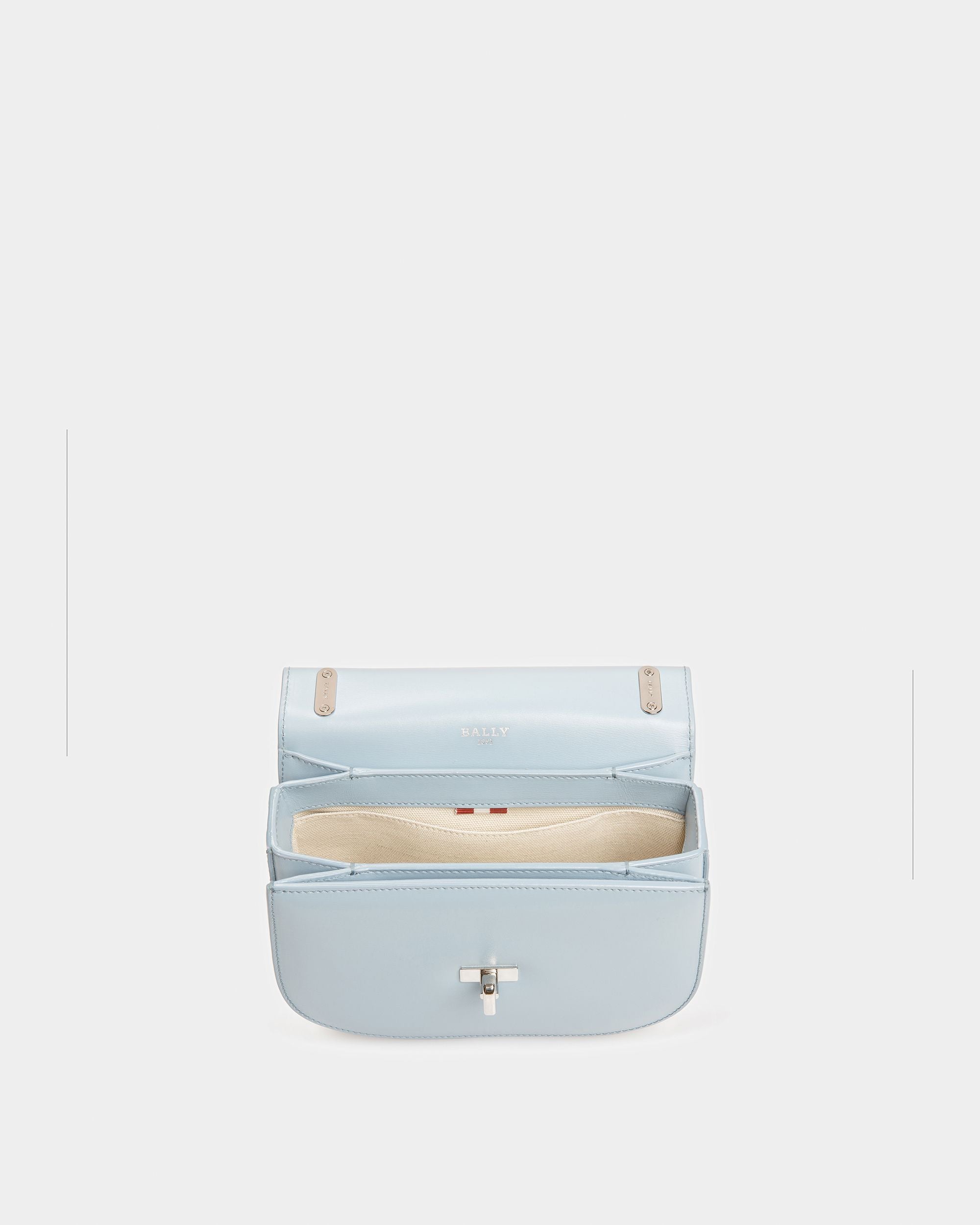 Baily Leather Minibag In Light Blue - Women's - Bally - 03