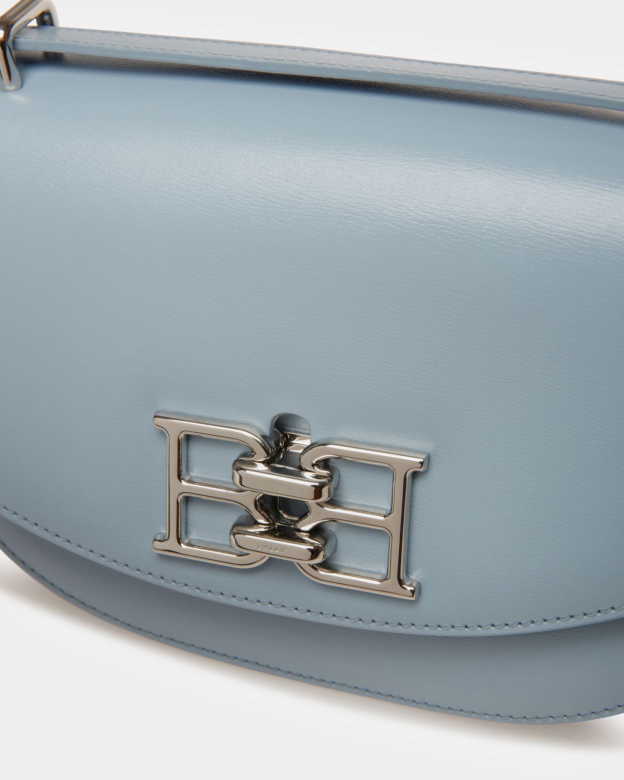 Baily Leather Minibag In Light Blue - Women's - Bally - 04