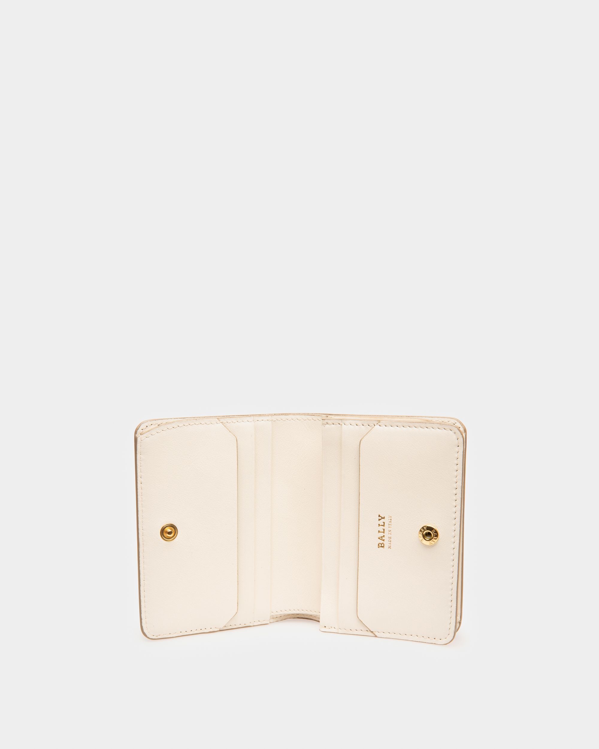 Lettes Porte-Cartes De Visite En Cuir Ivoire - Femme - Bally - 03
