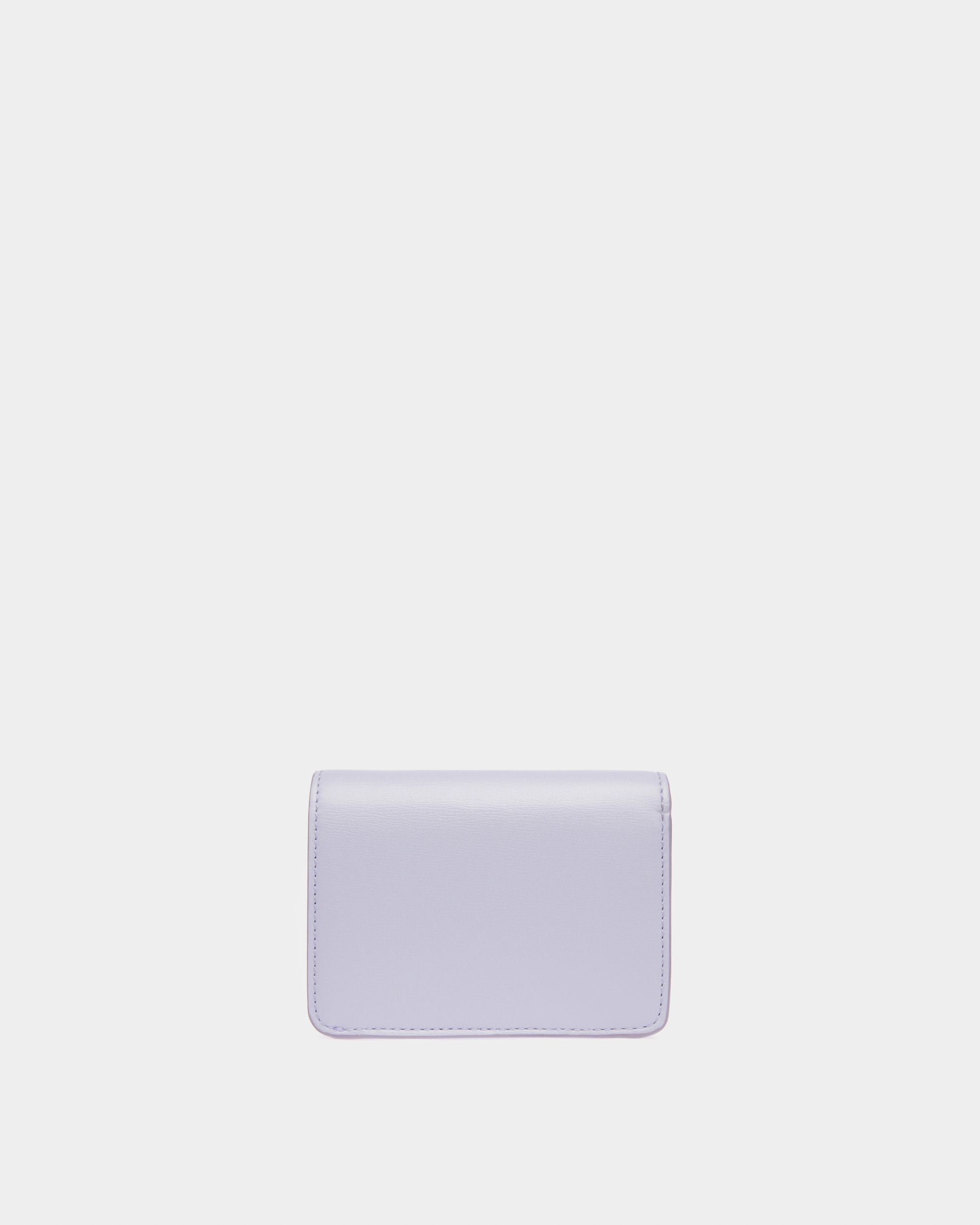 Lettes Porte-Cartes En Cuir Lilas - Femme - Bally - 02