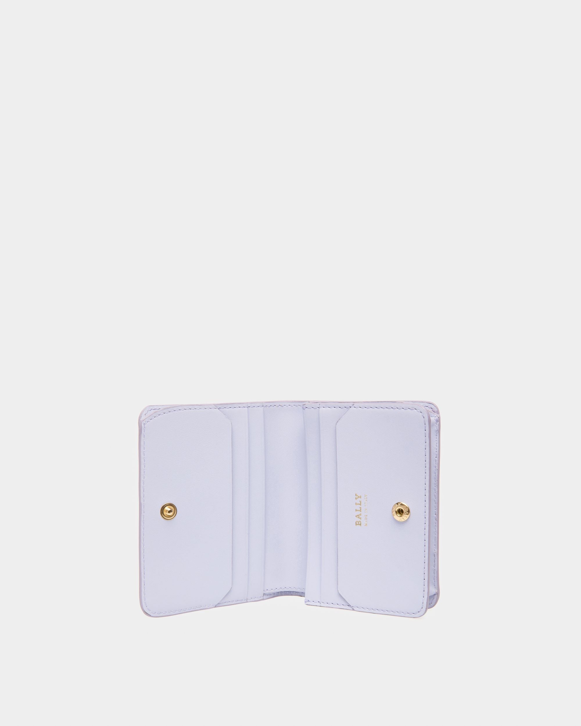 Lettes Porte-Cartes En Cuir Lilas - Femme - Bally - 03