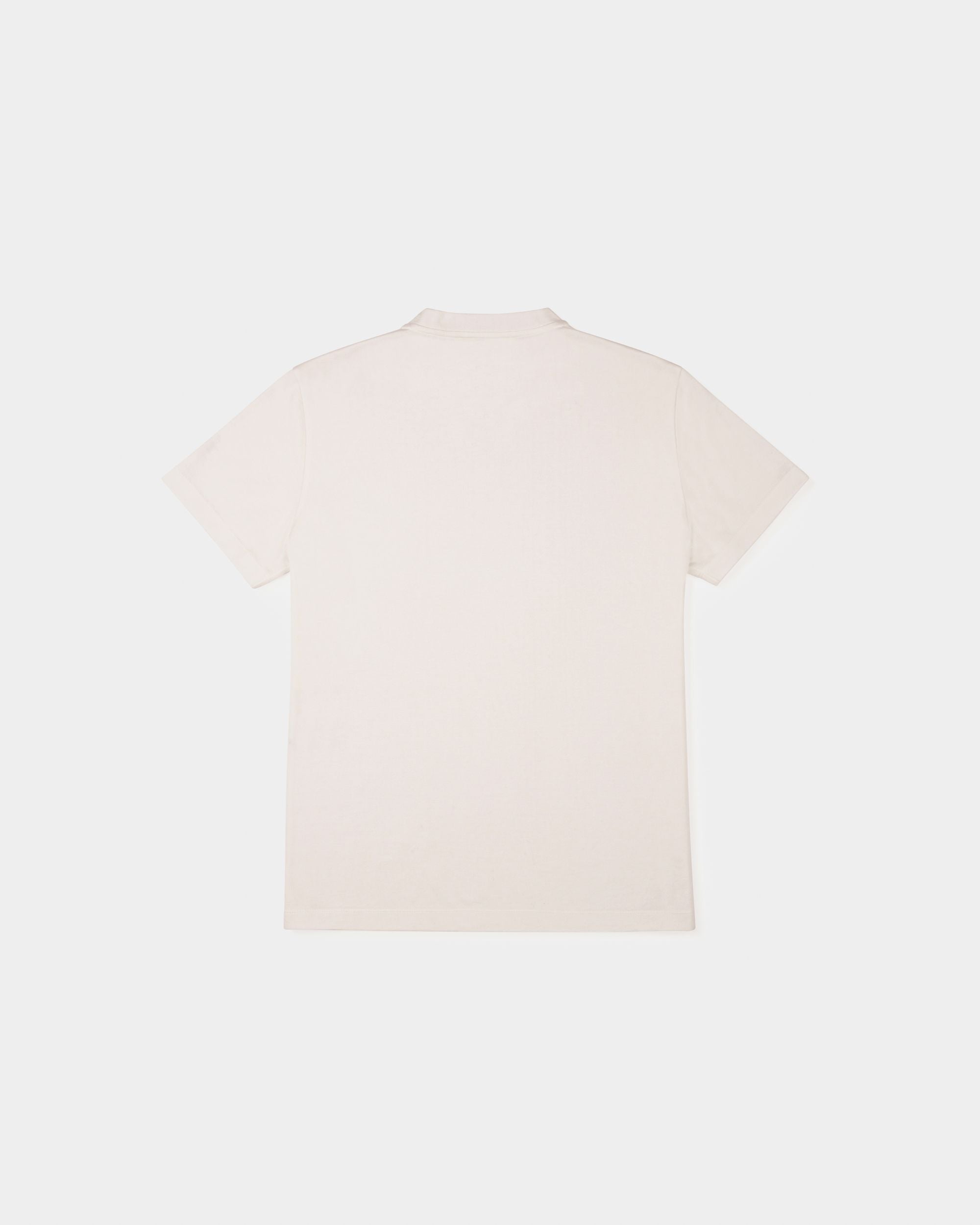 Cotton T-Shirt In White - Women's - Bally - 02