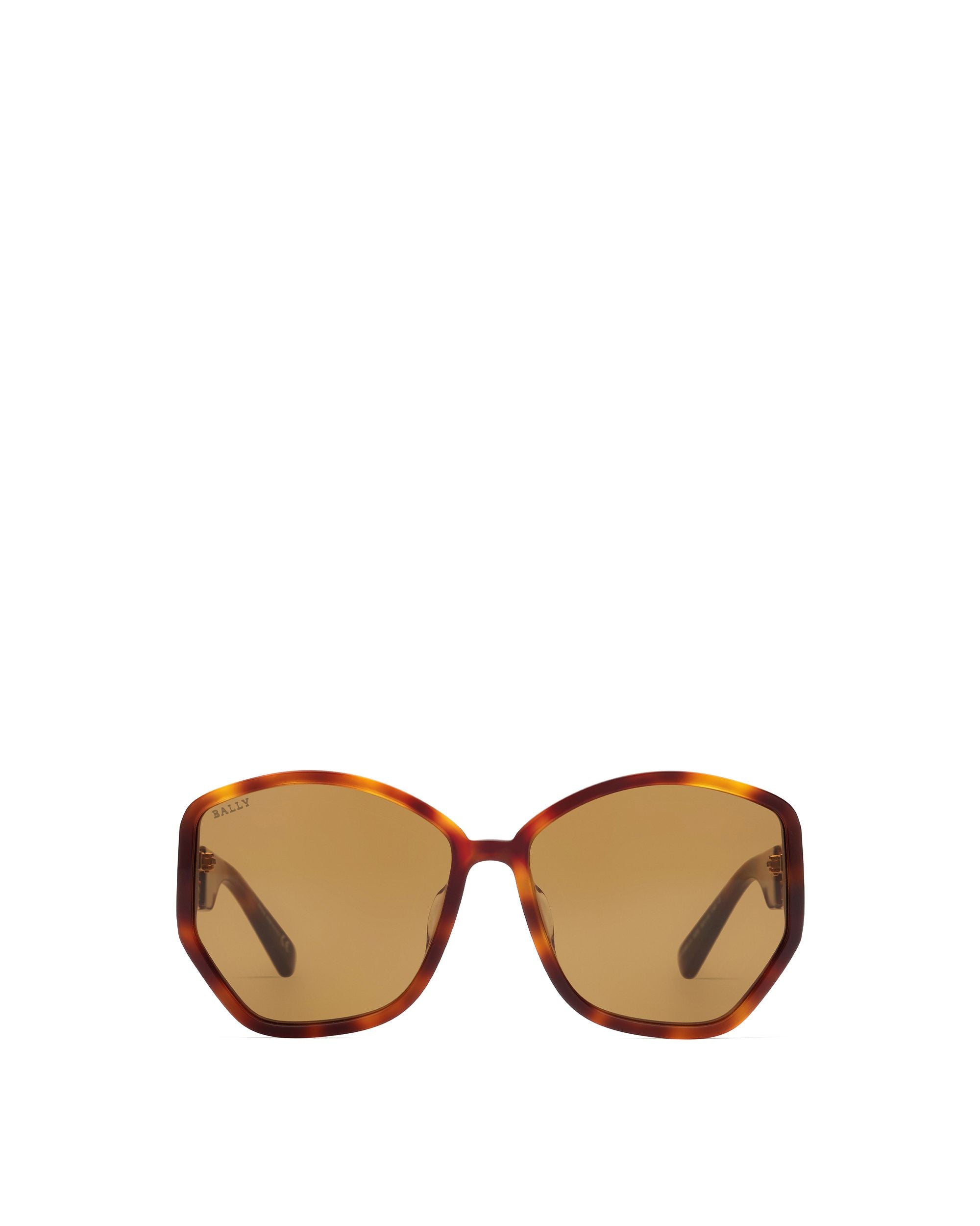 Nouveau Lunettes De Soleil En Acétate Havane Et Verres Marron - Femme - Bally - 01