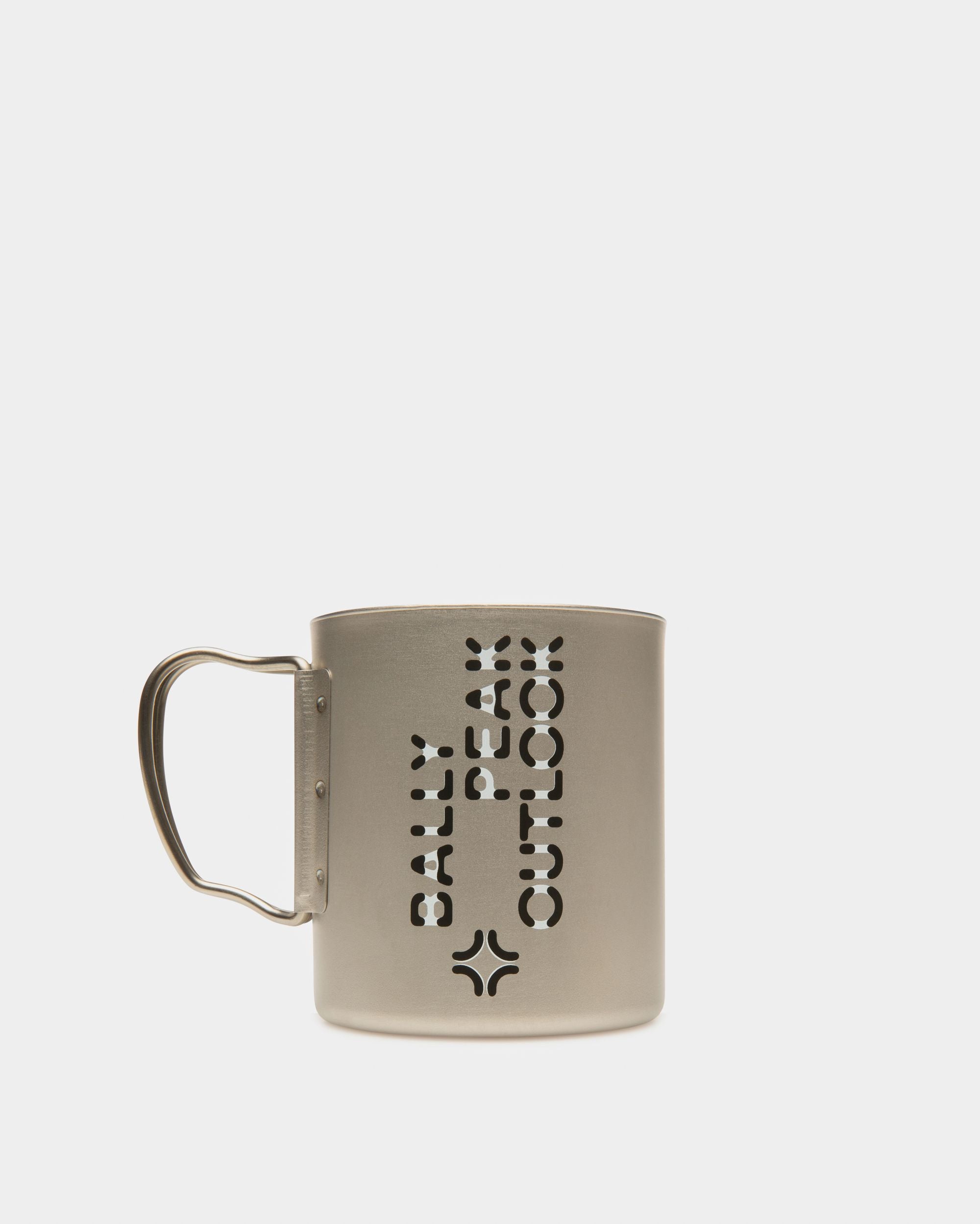 Camping Mug Accessoire Aus Silberfarbenem Titan - Herren - Bally - 01