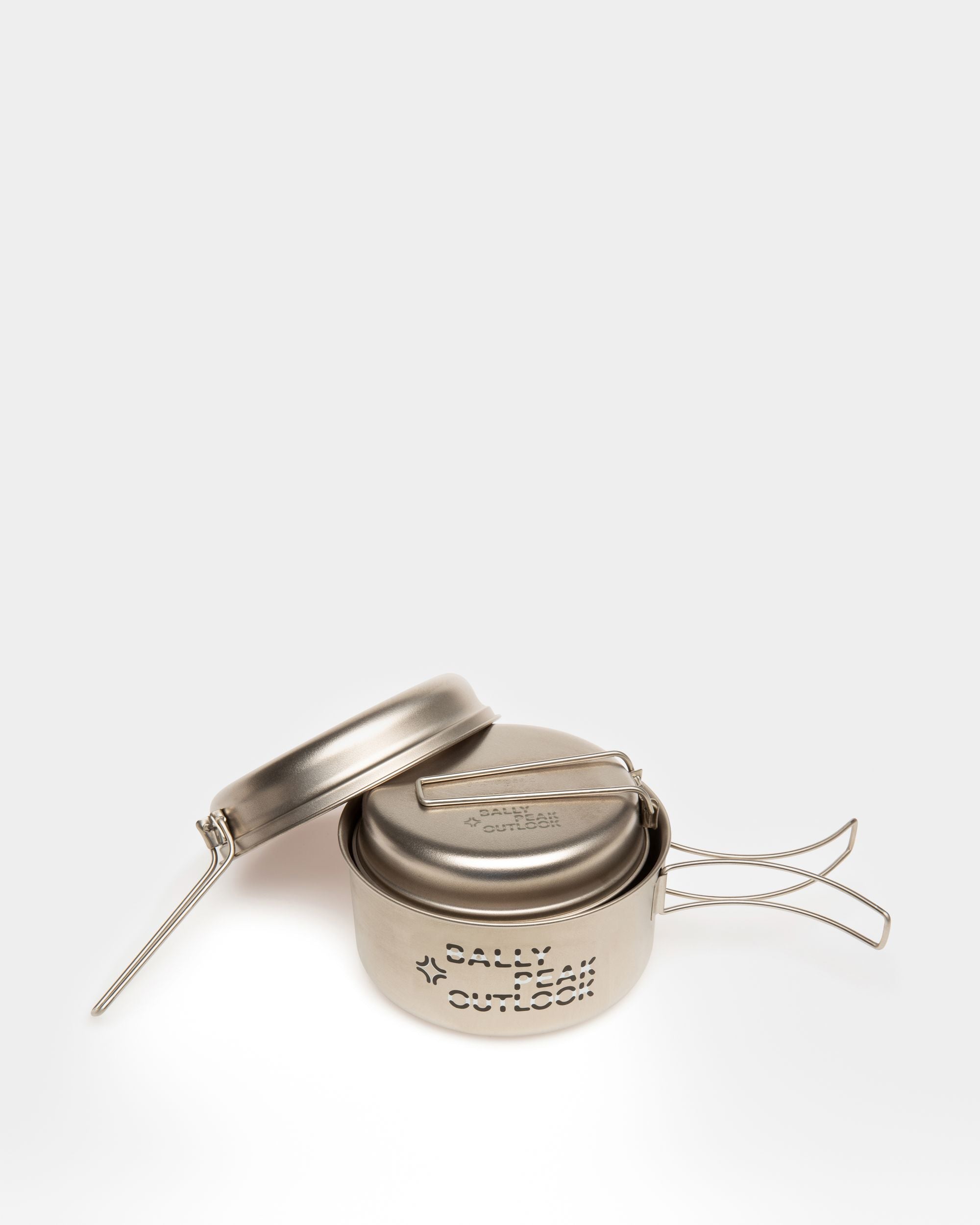 Compact Cookset Accessoire Aus Silberfarbenem Titan - Herren - Bally - 03