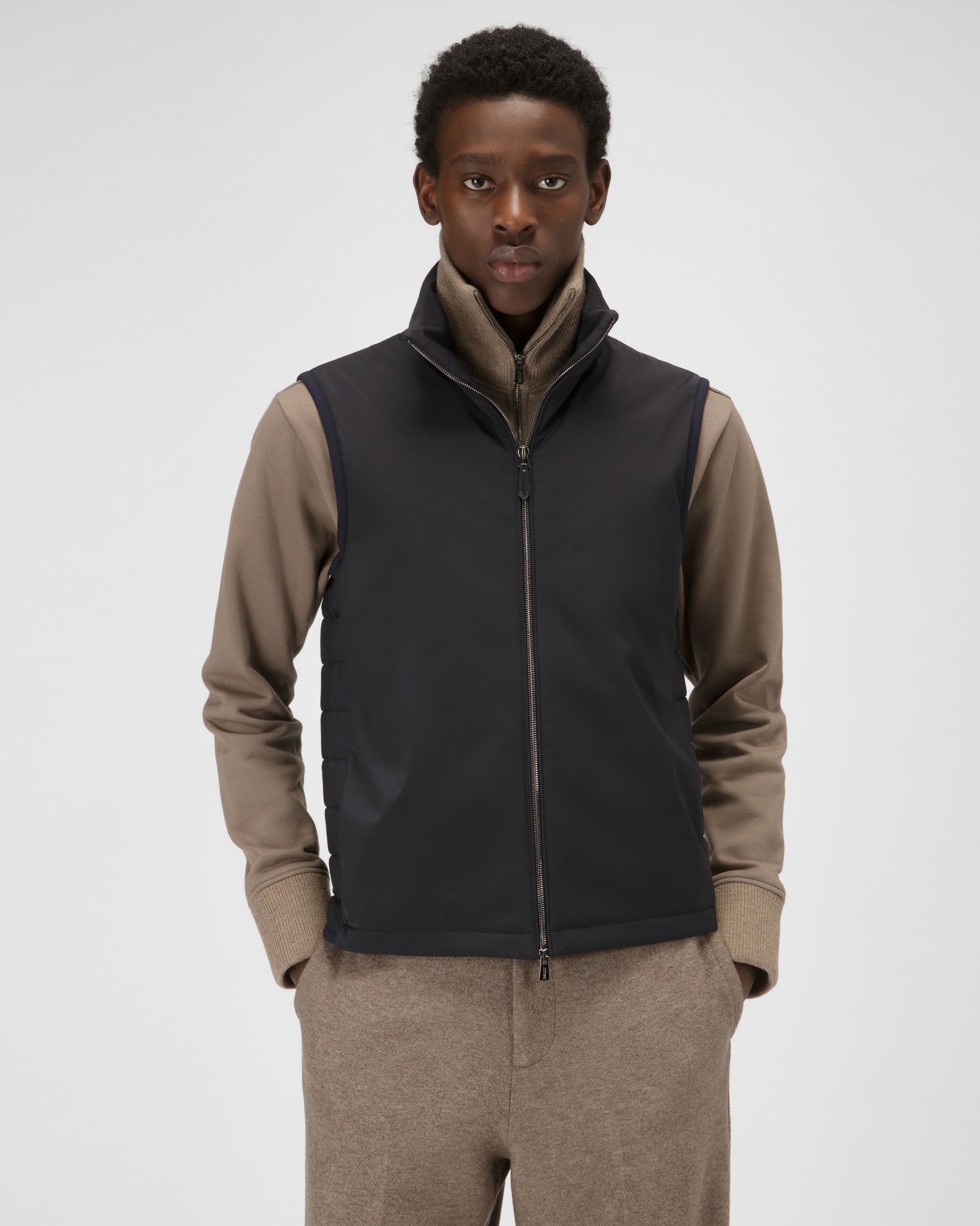 Jacke Aus Marineblauem Funktionsnylon - Herren - Bally - 01