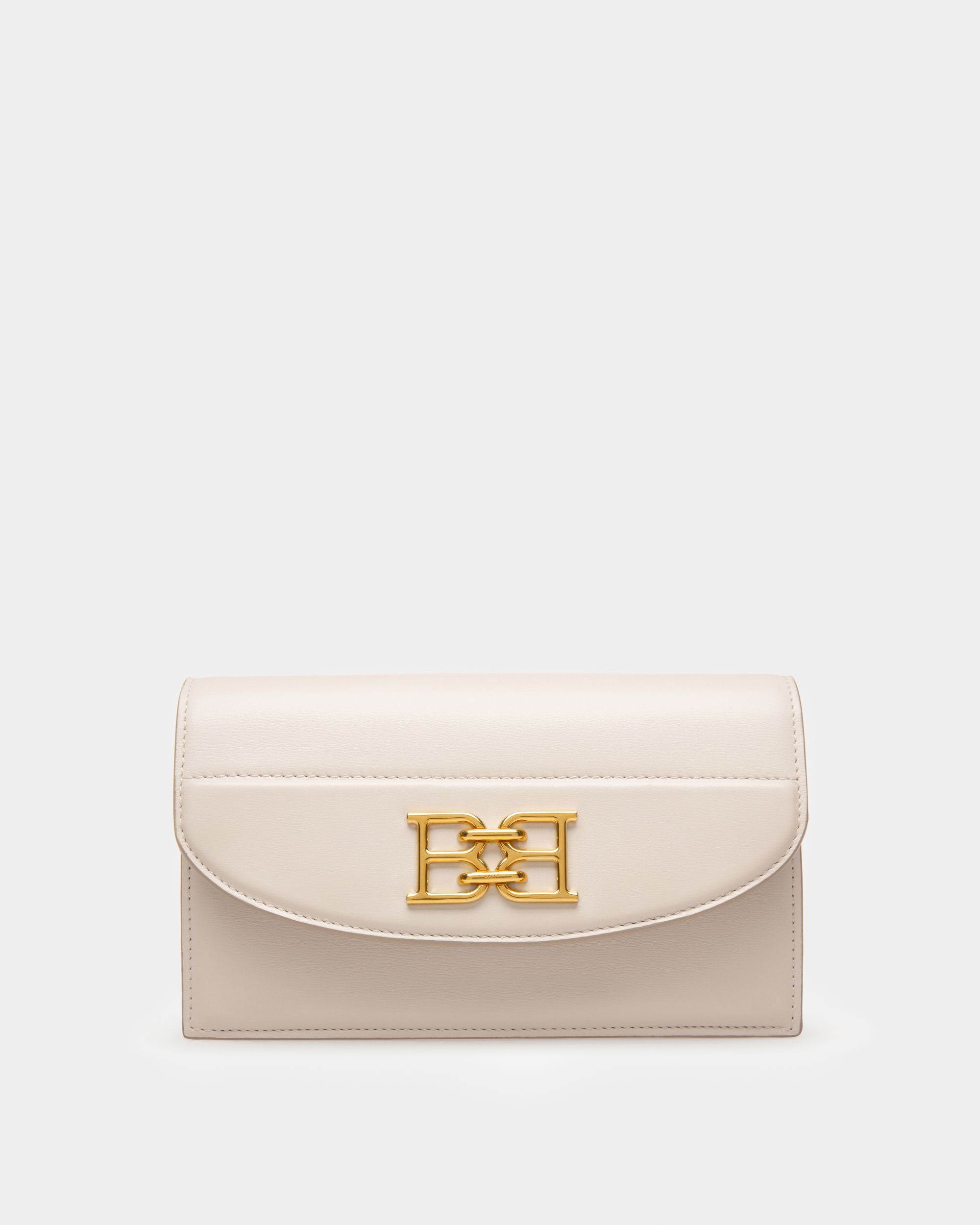 Beylor Handytasche Aus Elfenbeinfarbenem Leder - Damen - Bally - 01