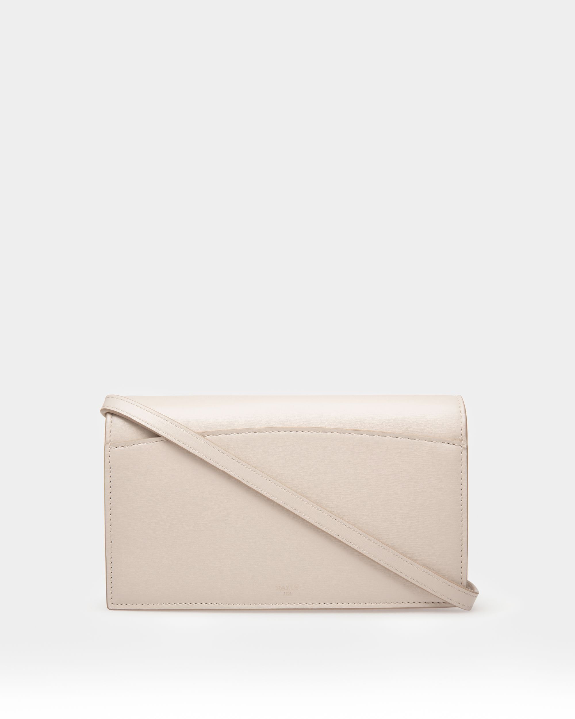 Beylor Handytasche Aus Elfenbeinfarbenem Leder - Damen - Bally - 02