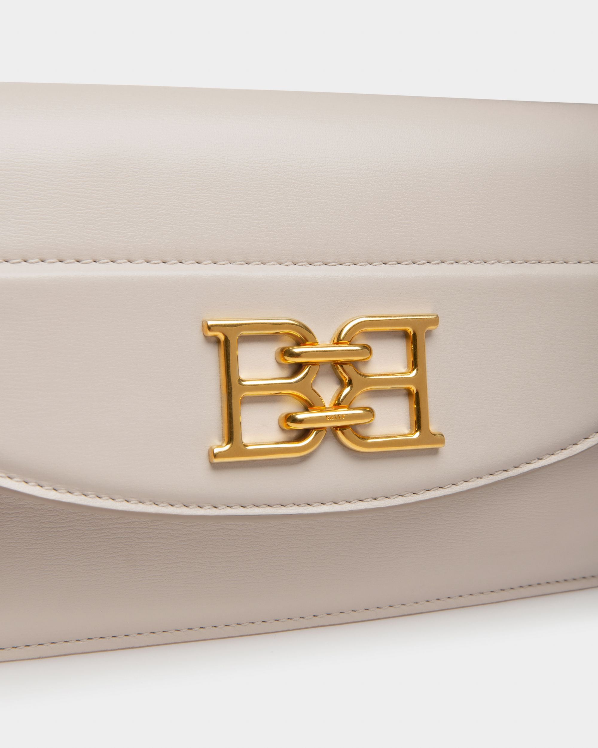 Beylor Handytasche Aus Elfenbeinfarbenem Leder - Damen - Bally - 04