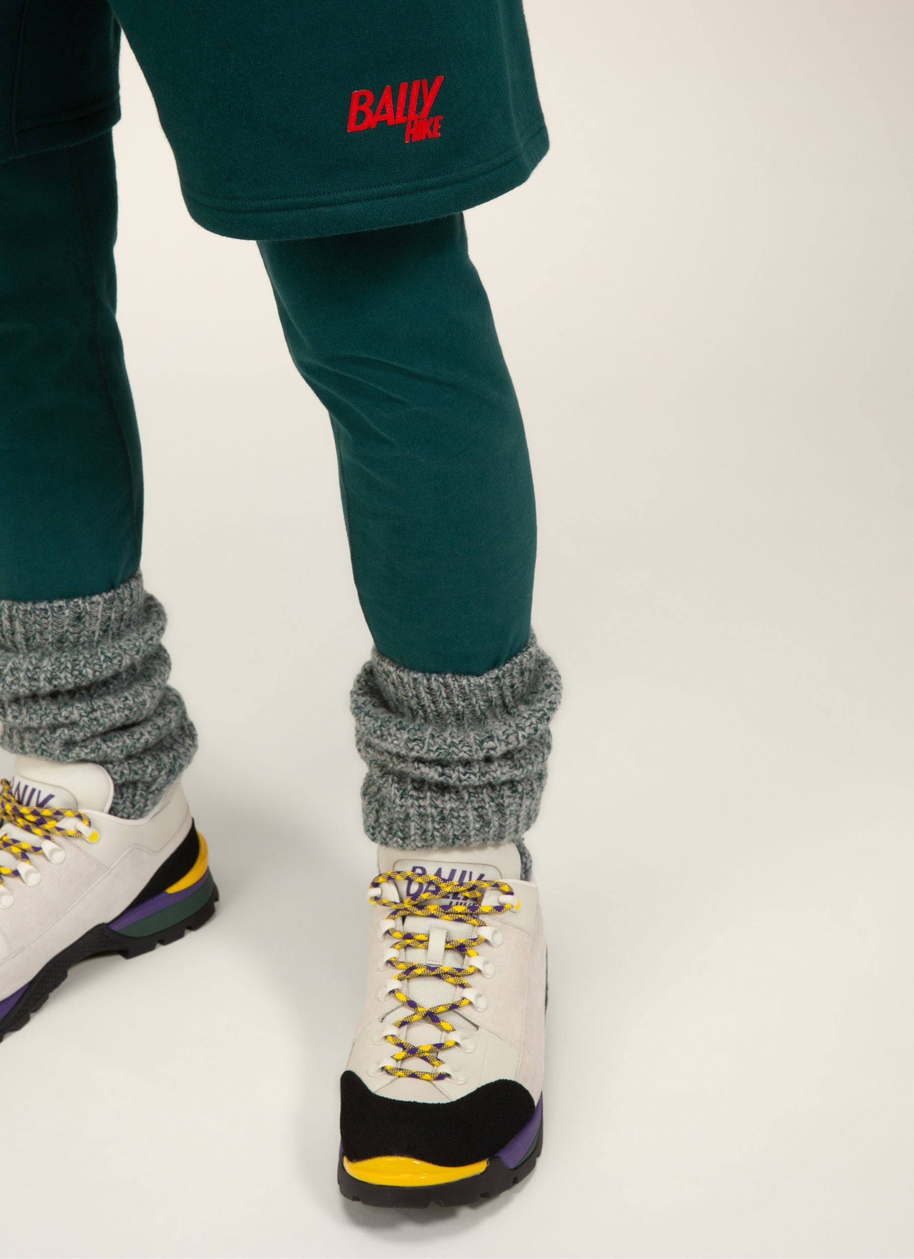 Bally Hike 13 Bas En Coton Bio Vert - Homme - Bally - 02