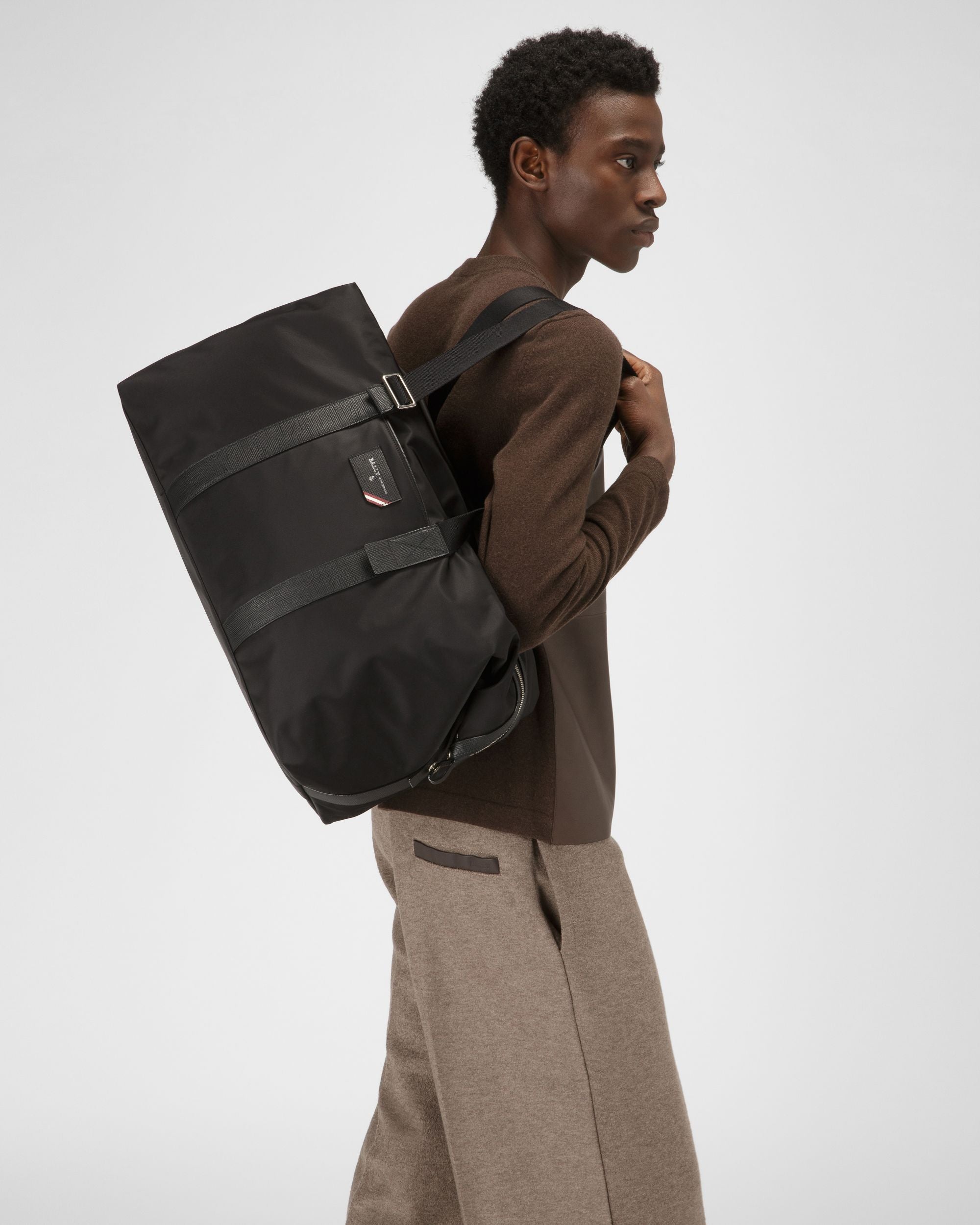 Fulgho Weekender-Tasche Aus Schwarzem Nylon - Herren - Bally - 02