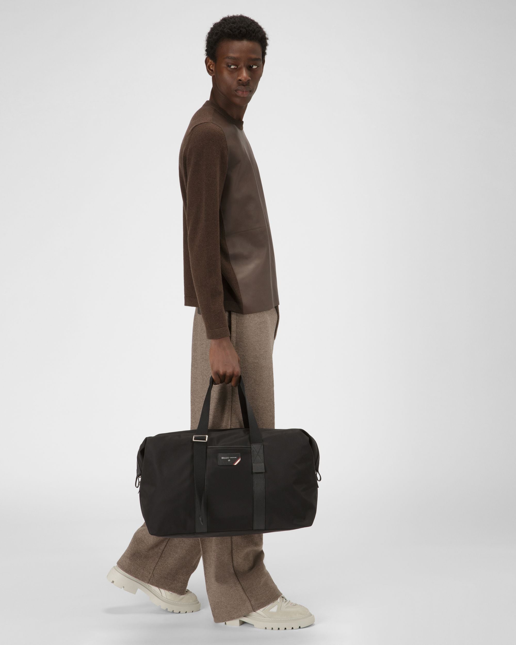 Fulgho Weekender-Tasche Aus Schwarzem Nylon - Herren - Bally - 03
