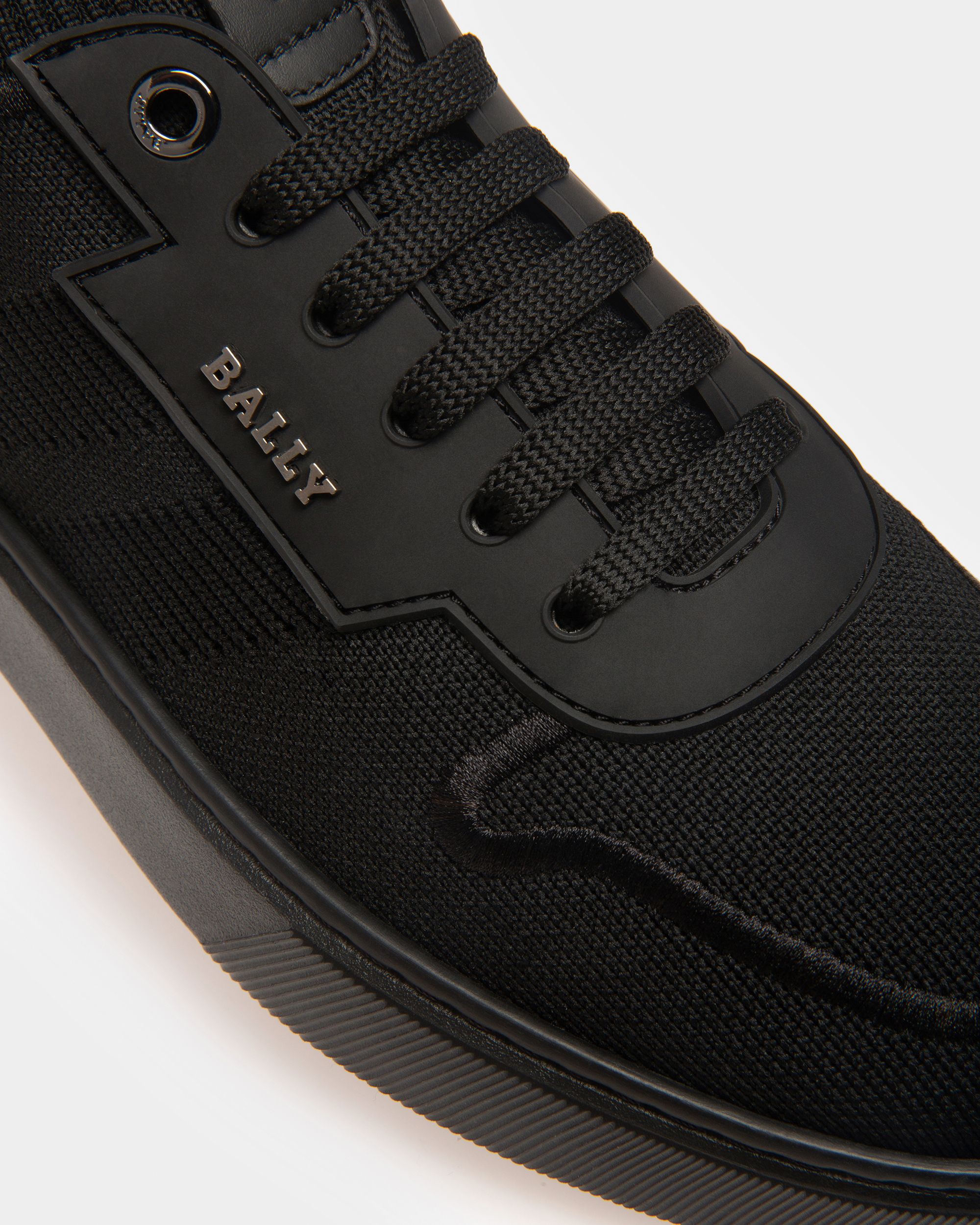 Macky Sneakers En Maille Noire - Homme - Bally - 04