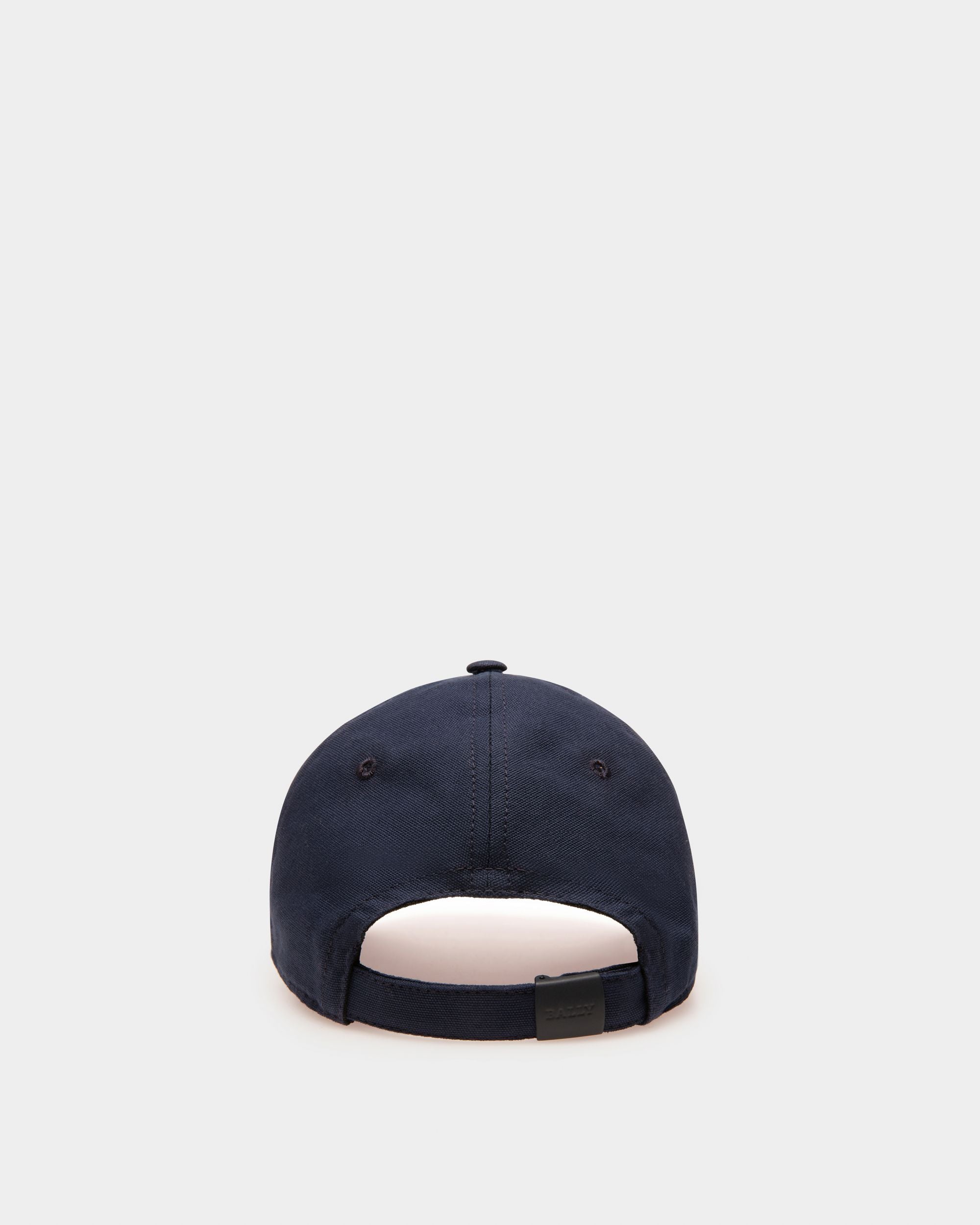 Casquette B-Chain En Coton Bleu Marine - Homme - Bally - 02
