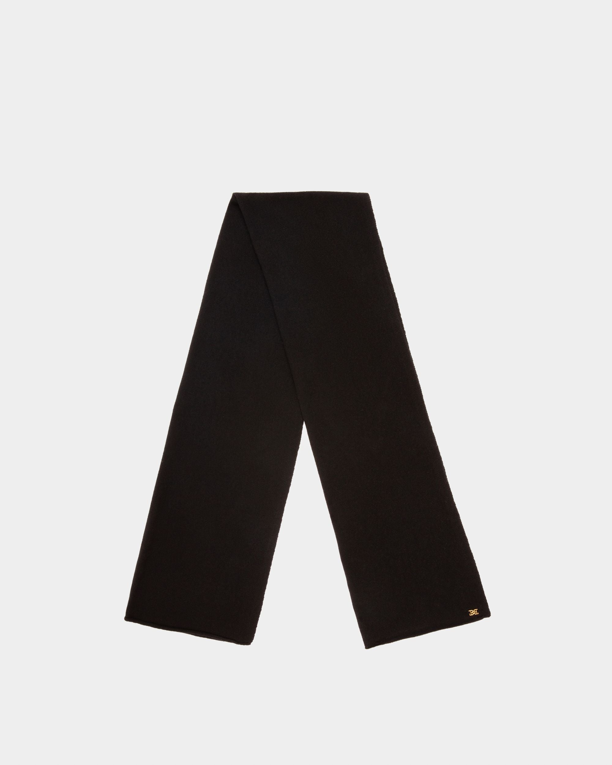 Cashmere Scarf In Black - Women's - Bally - 01