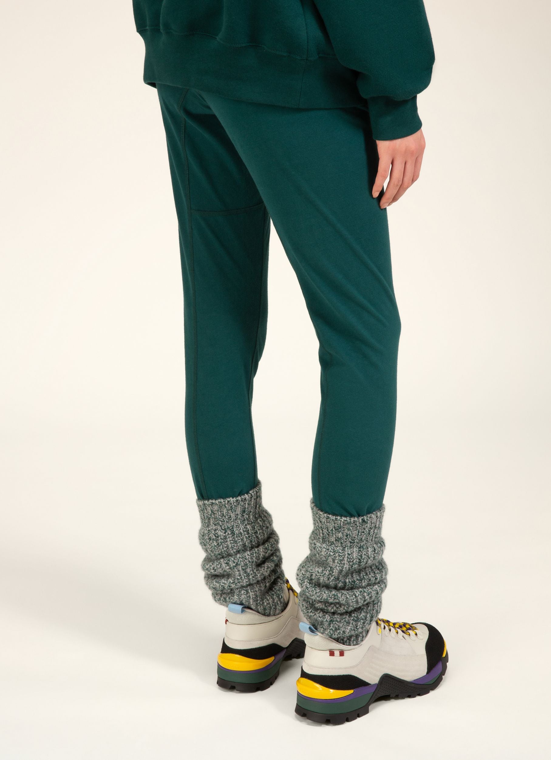Organic Cotton Bottoms In Green - Women's - Bally - 03