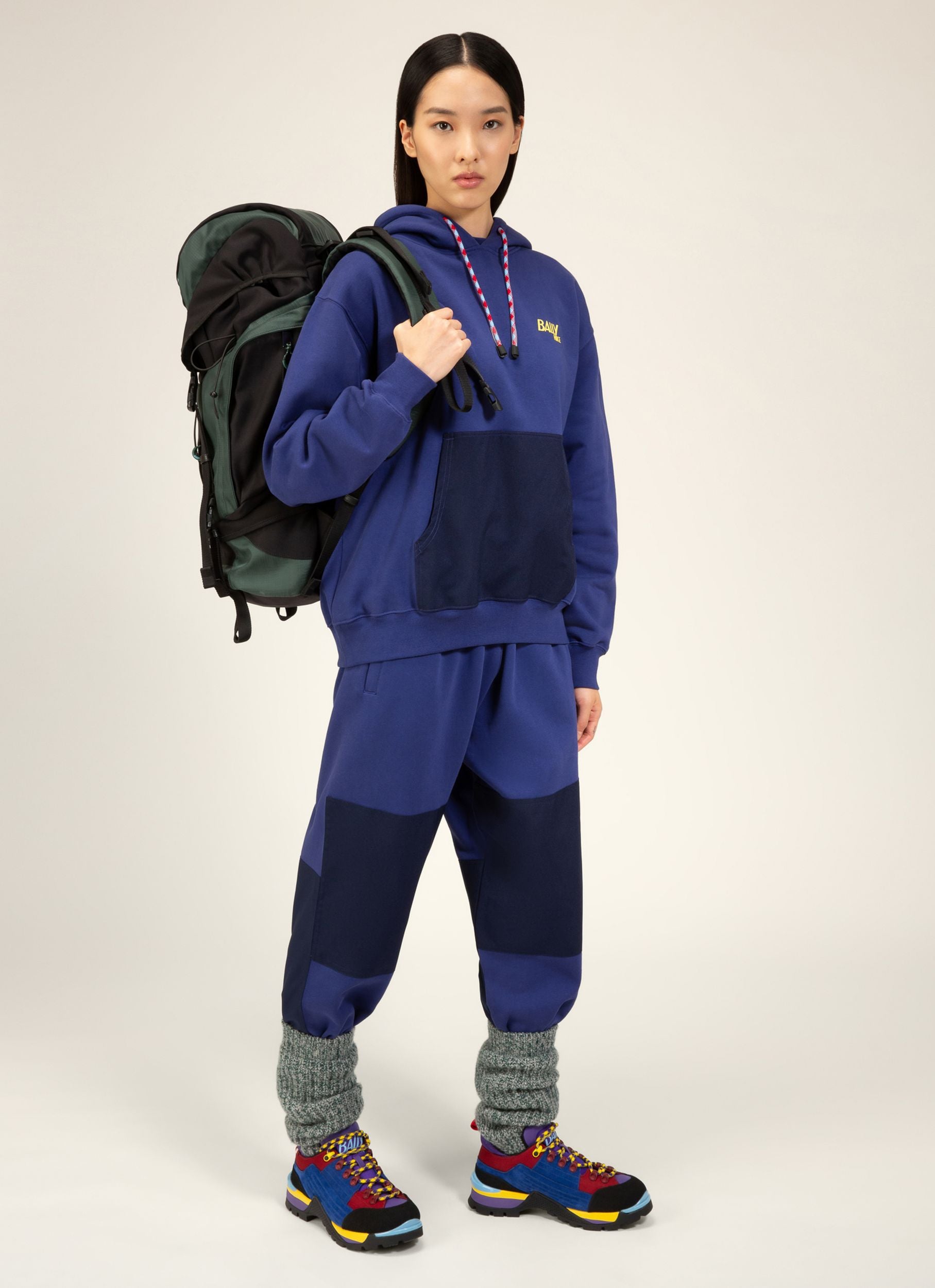 Bally Hike 3 Stoffrucksack In Schwarz Und Grün - Herren - Bally - 05