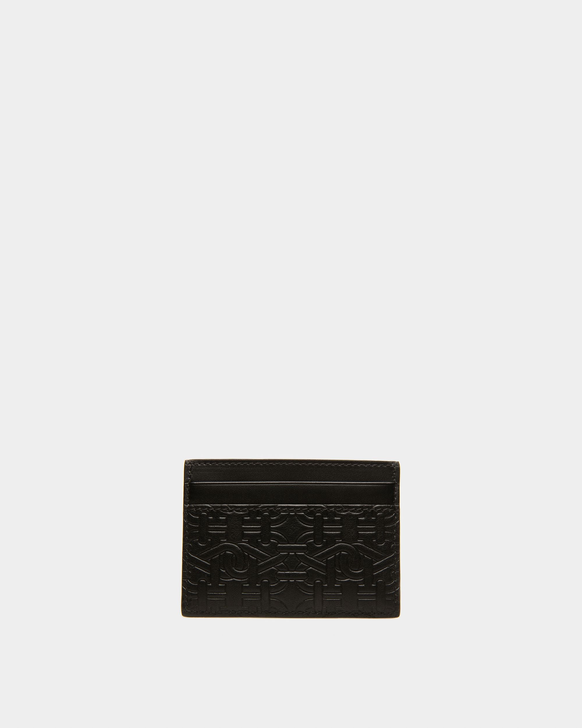 Bhar Porte-Cartes En Cuir Noir - Homme - Bally - 02