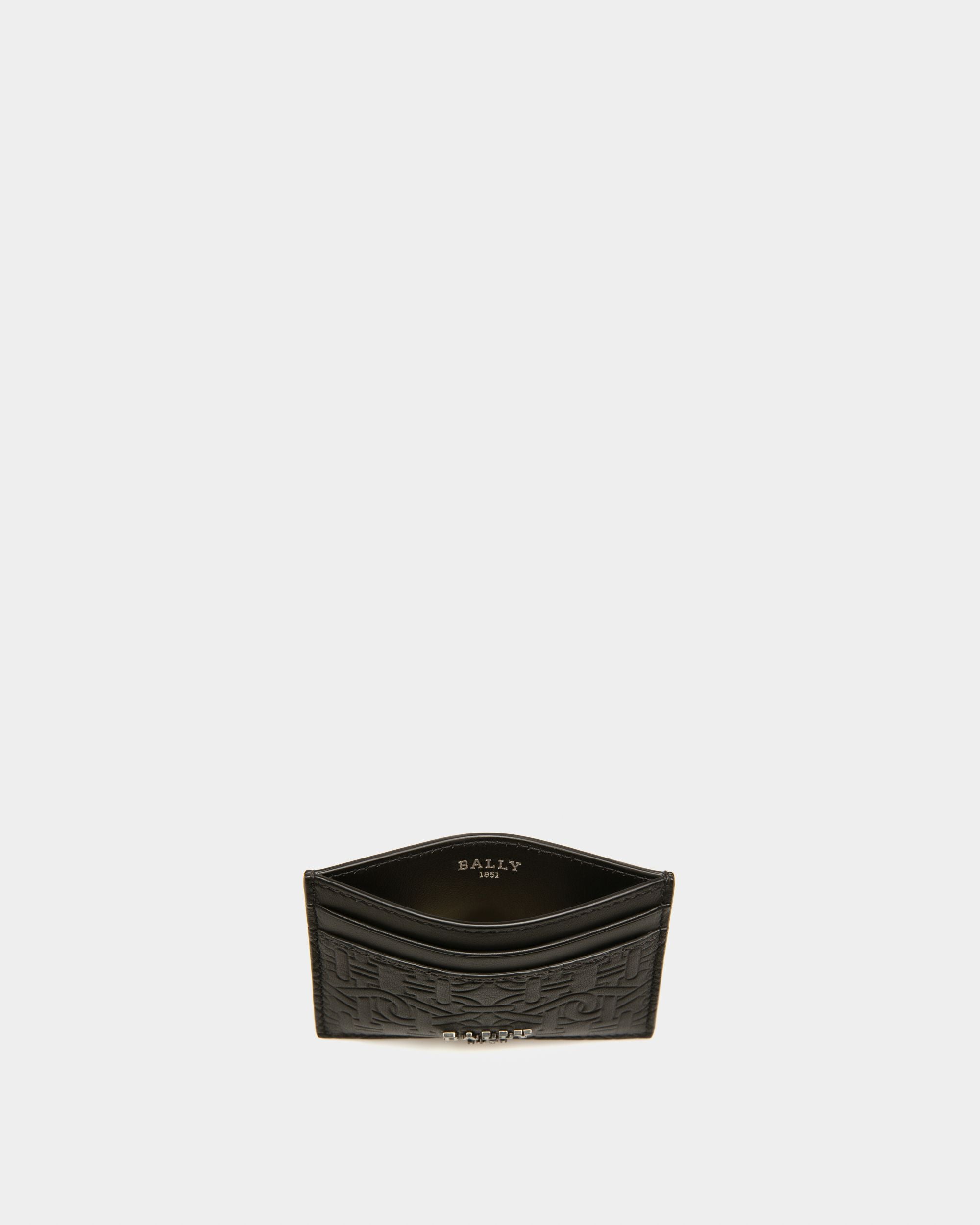 Bhar Porte-Cartes En Cuir Noir - Homme - Bally - 03