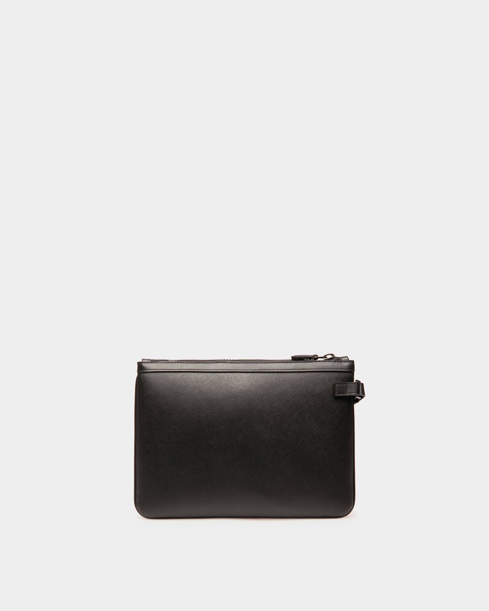 Bex Pochette En Cuir Recyclé Noir - Homme - Bally - 02