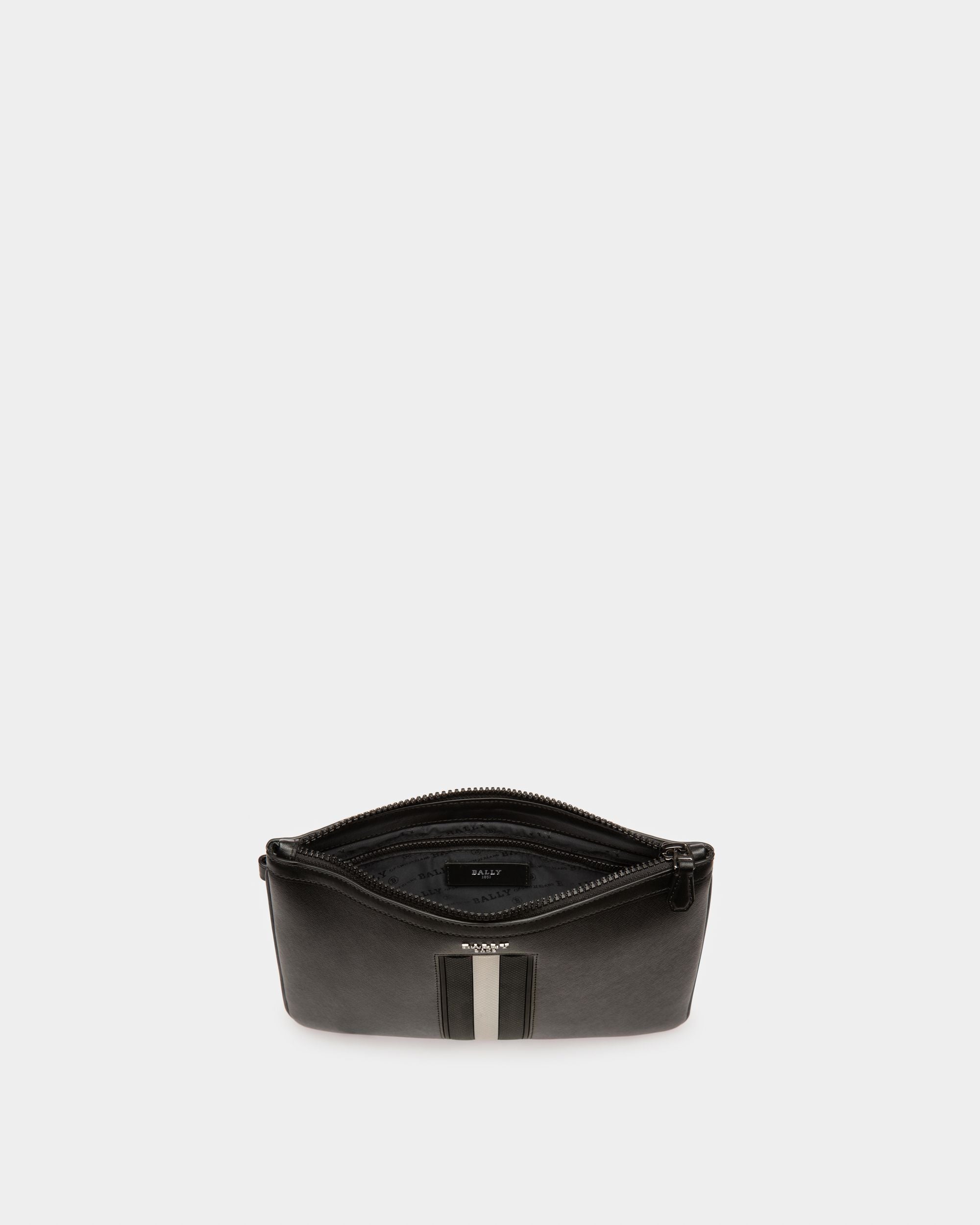 Bex Pochette En Cuir Recyclé Noir - Homme - Bally - 03