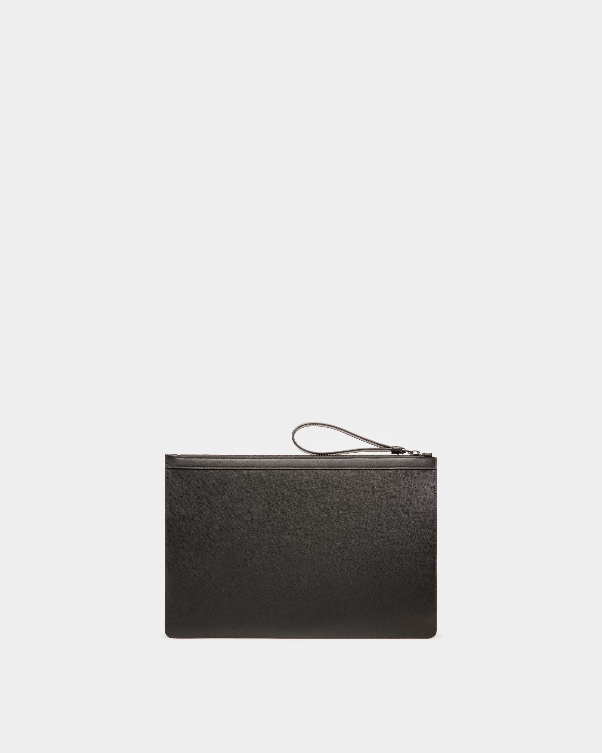 Bollis Pochette En Cuir Recyclé Noir - Homme - Bally - 02