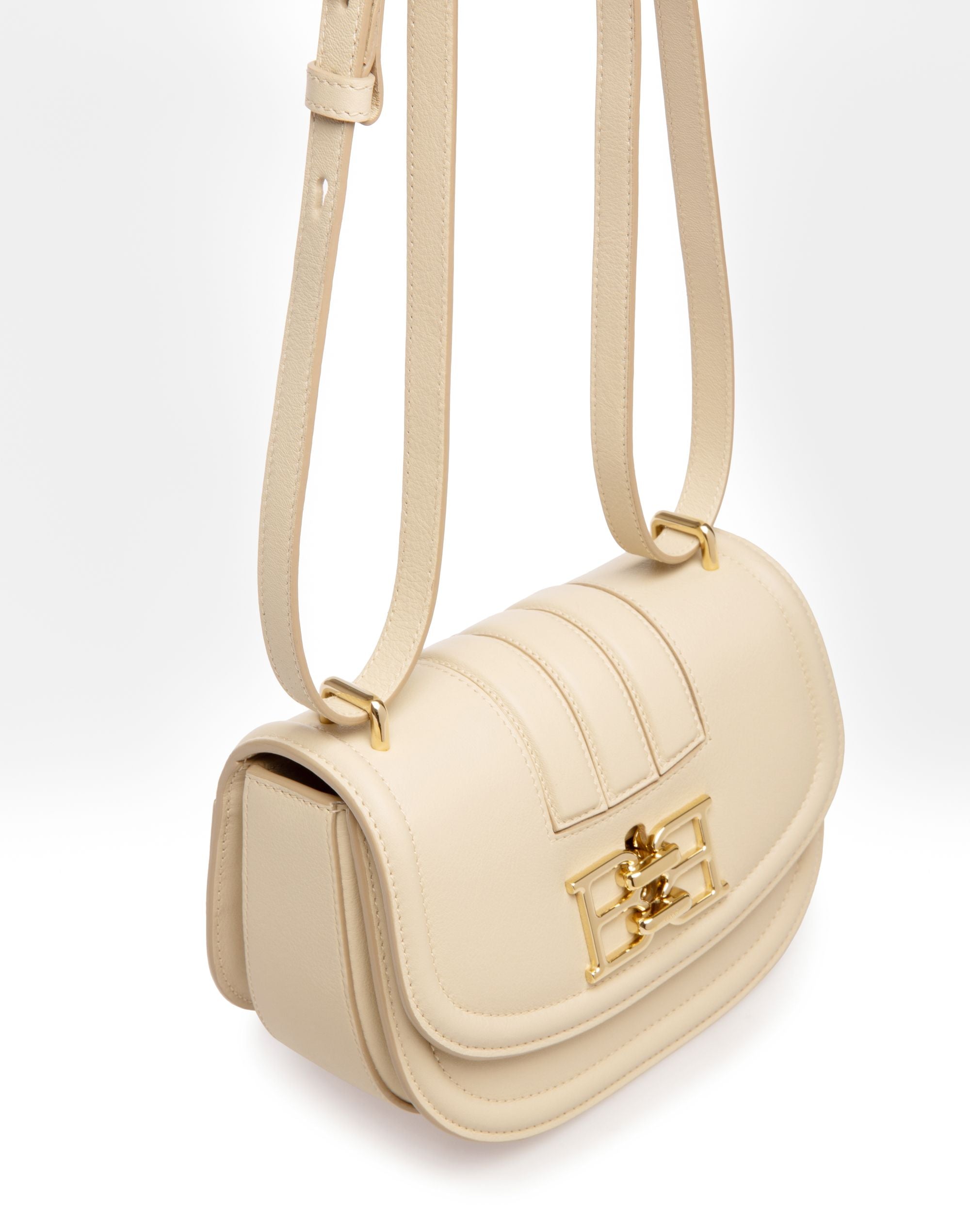 Baily Minitasche Aus Hellbeigem Leder - Damen - Bally - 05