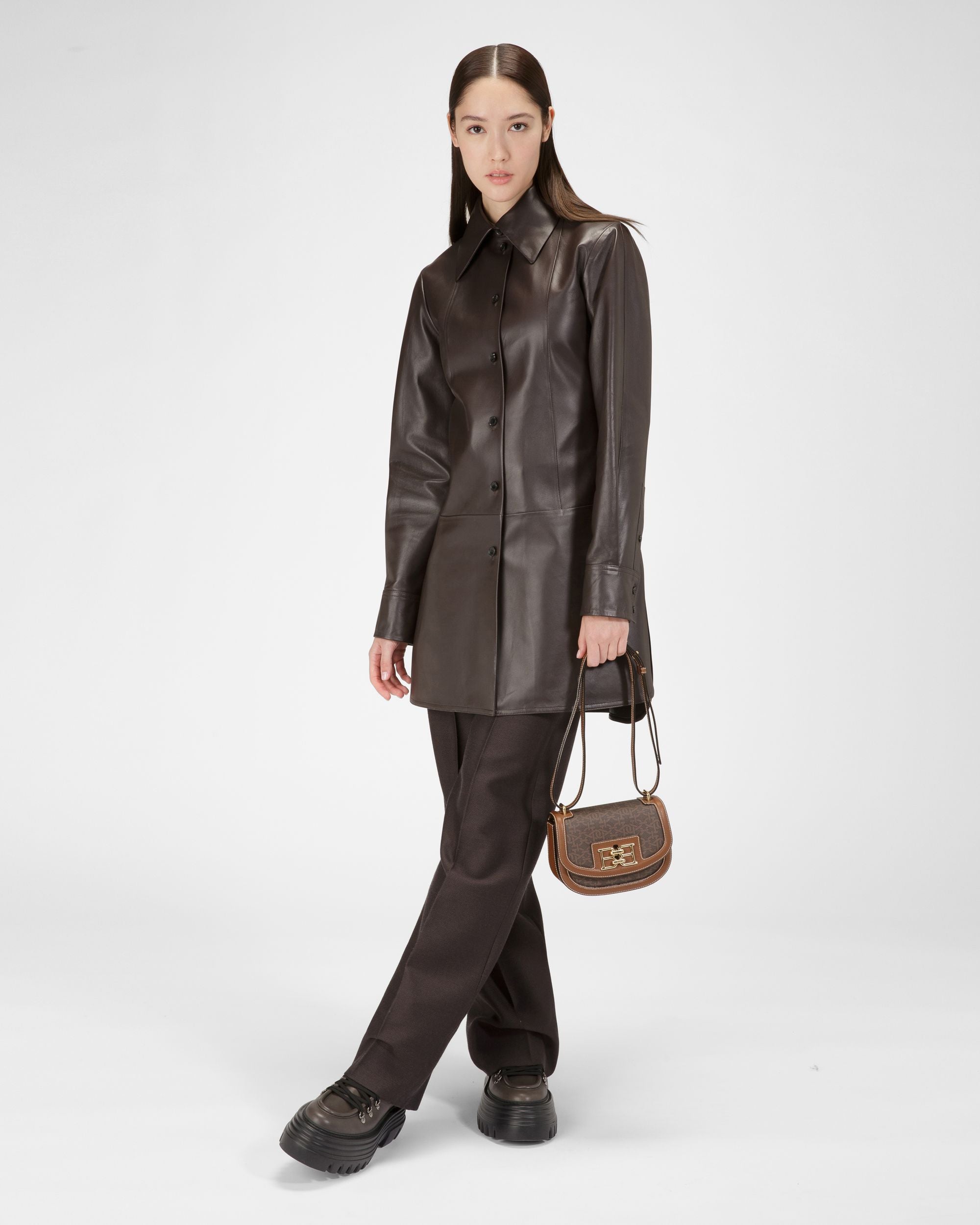 Baily Minitasche Aus Braunem Tpu - Damen - Bally - 03