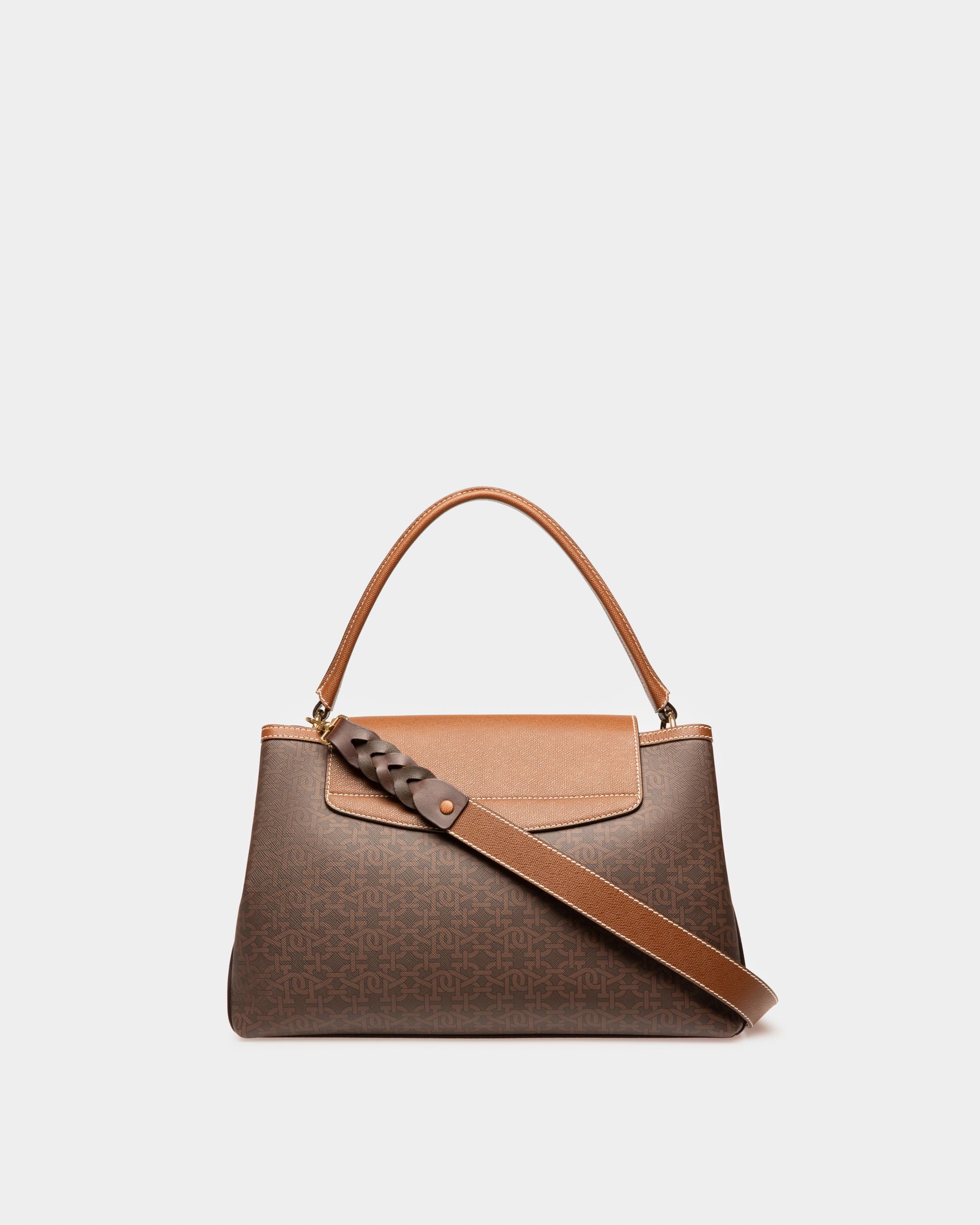 Layka Sac À Anses En Tpu Marron - Femme - Bally - 02