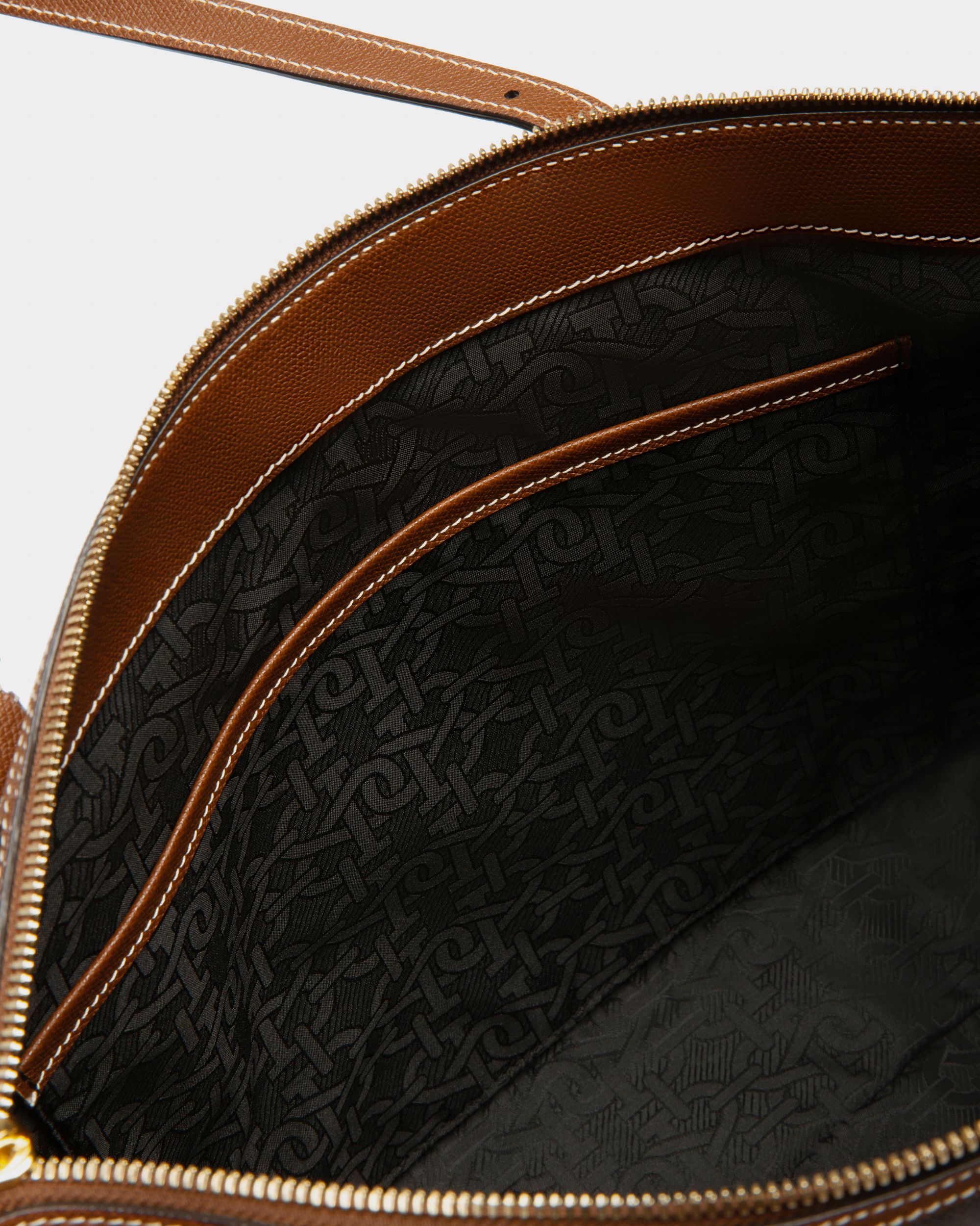 Damirah Sac Fourre-Tout En Tpu Marron - Femme - Bally - 05