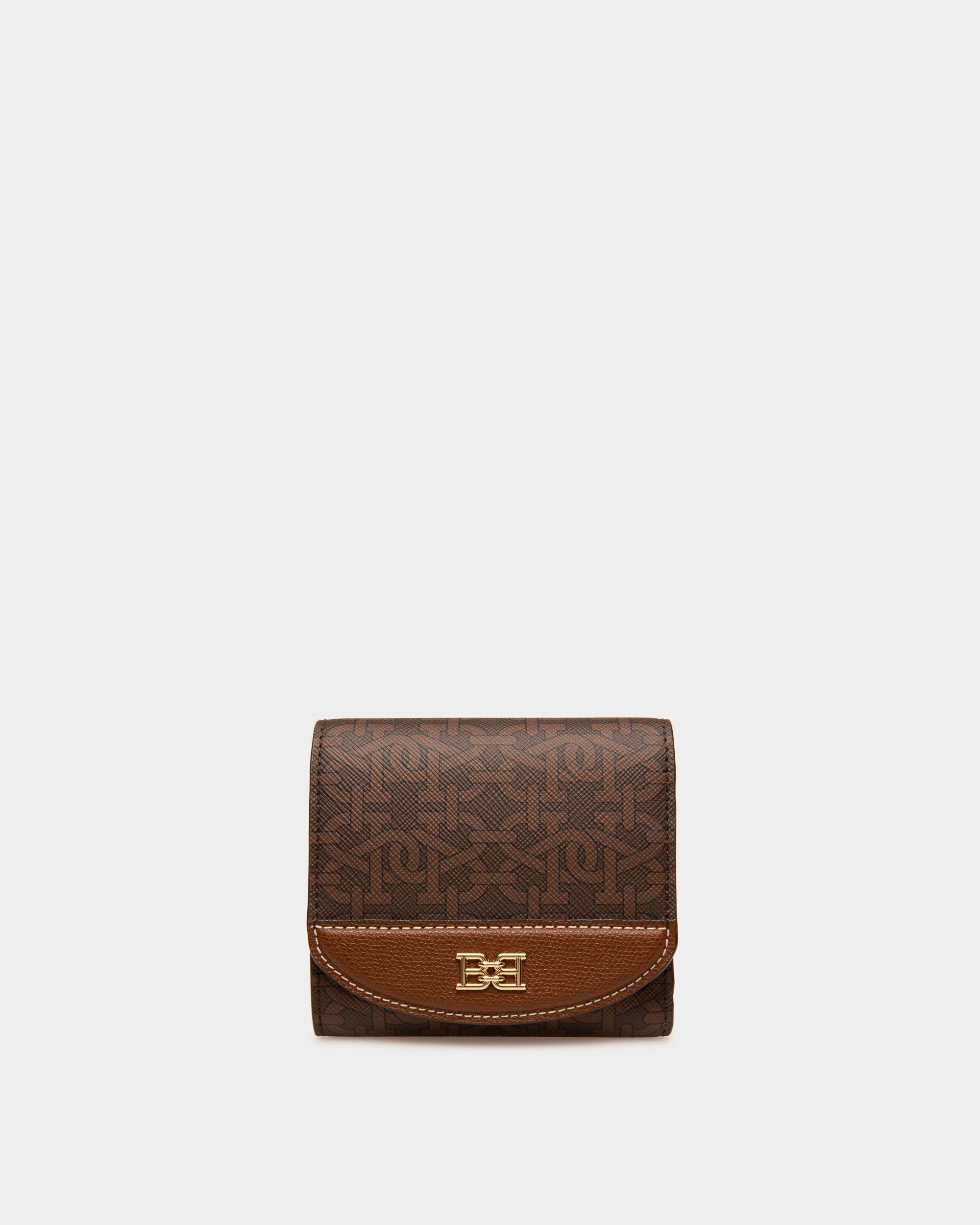 Blessy Portefeuille En Tpu Marron - Femme - Bally - 01