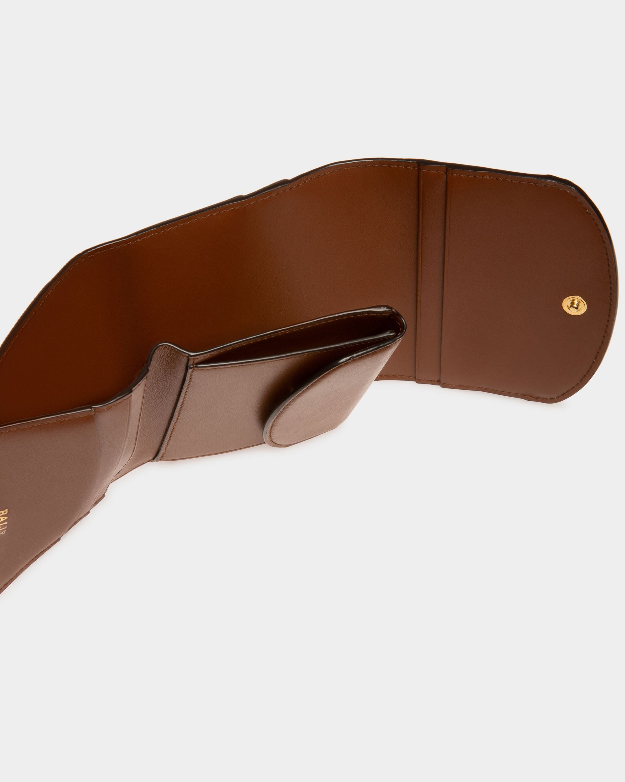 Blessy Portefeuille En Tpu Marron - Femme - Bally - 04