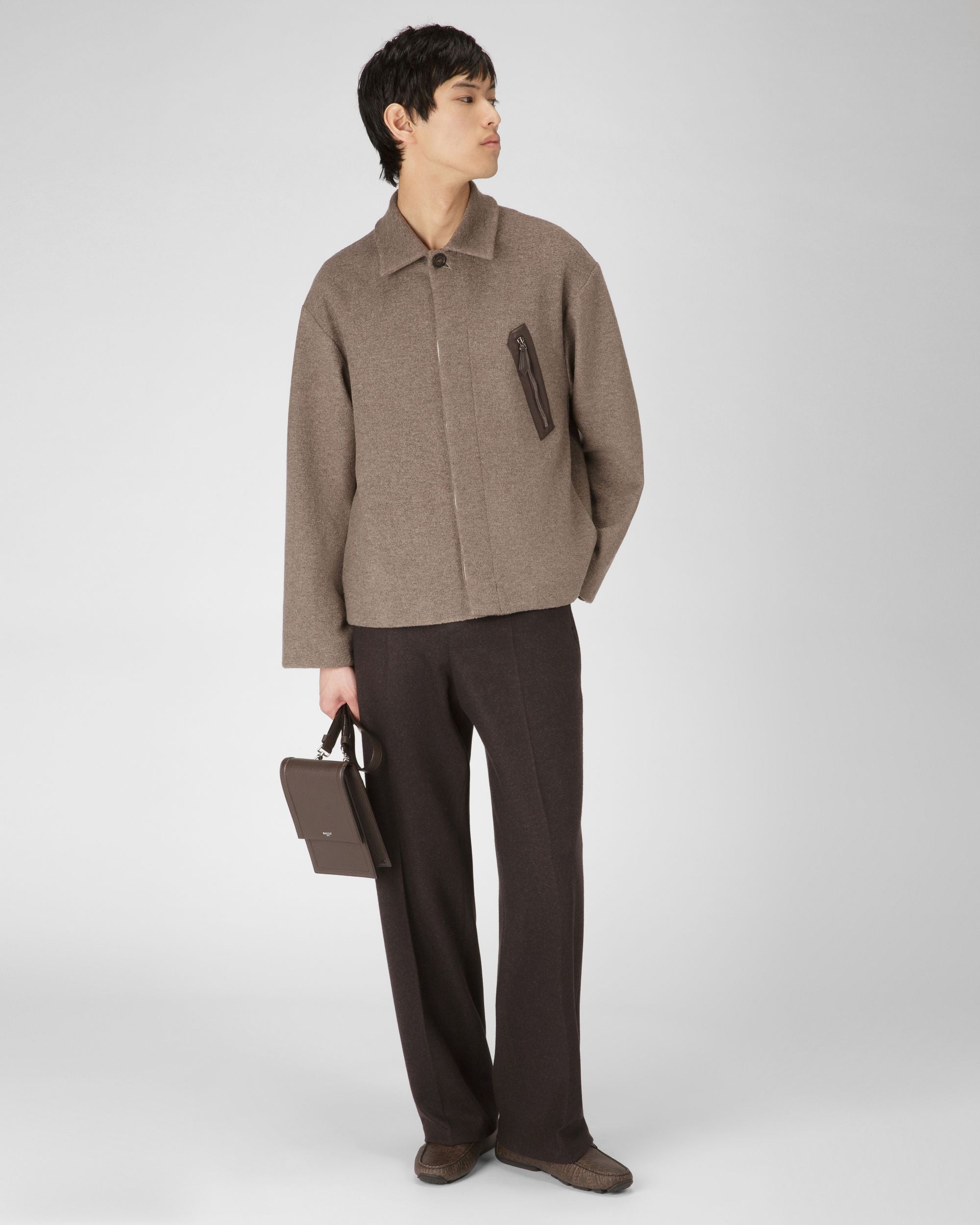 Pavel Tpu Drivers In Brown & Black - Men's - Bally - 01