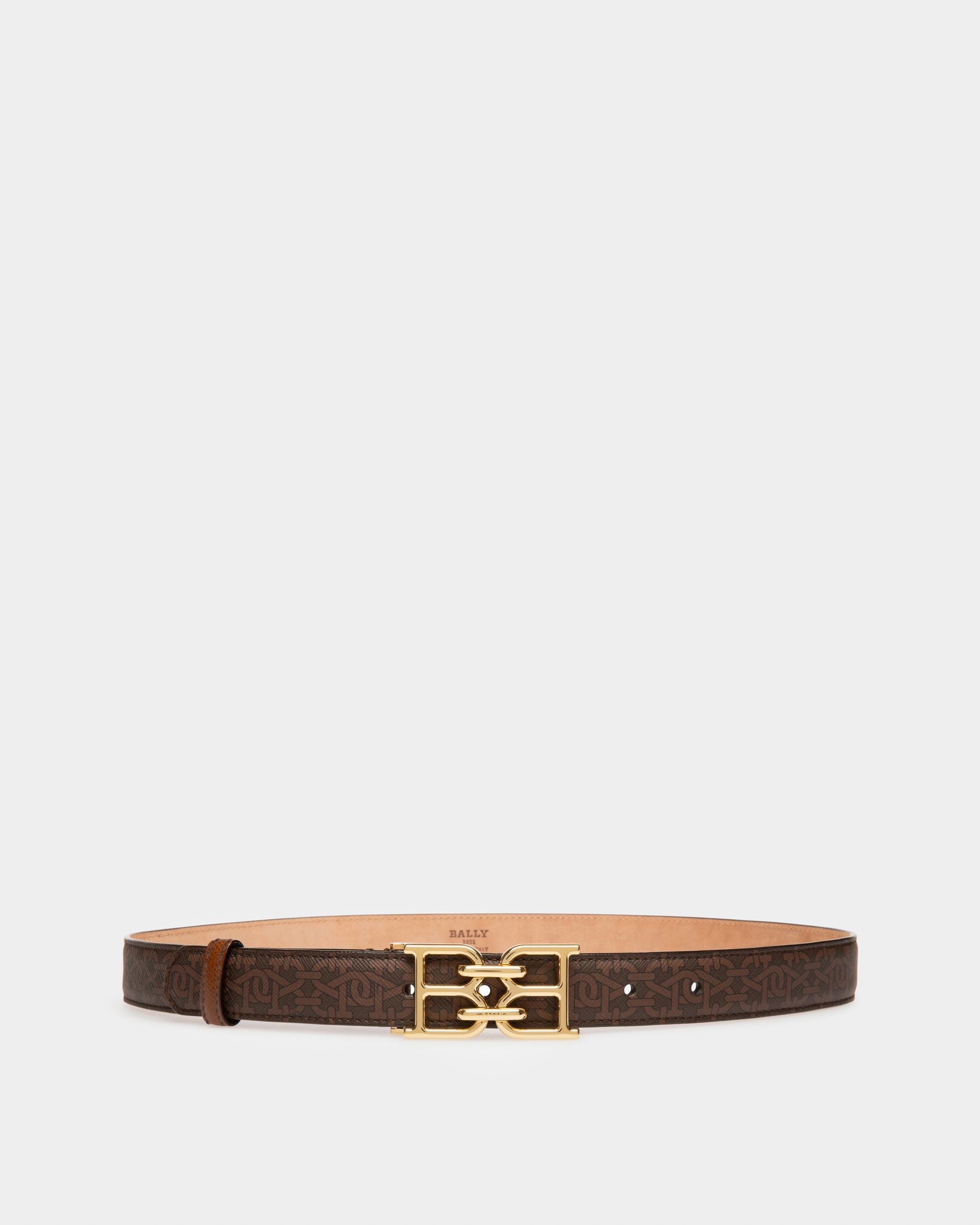 B-Chain Ceinture En Tpu 25Mm Marron - Femme - Bally - 01