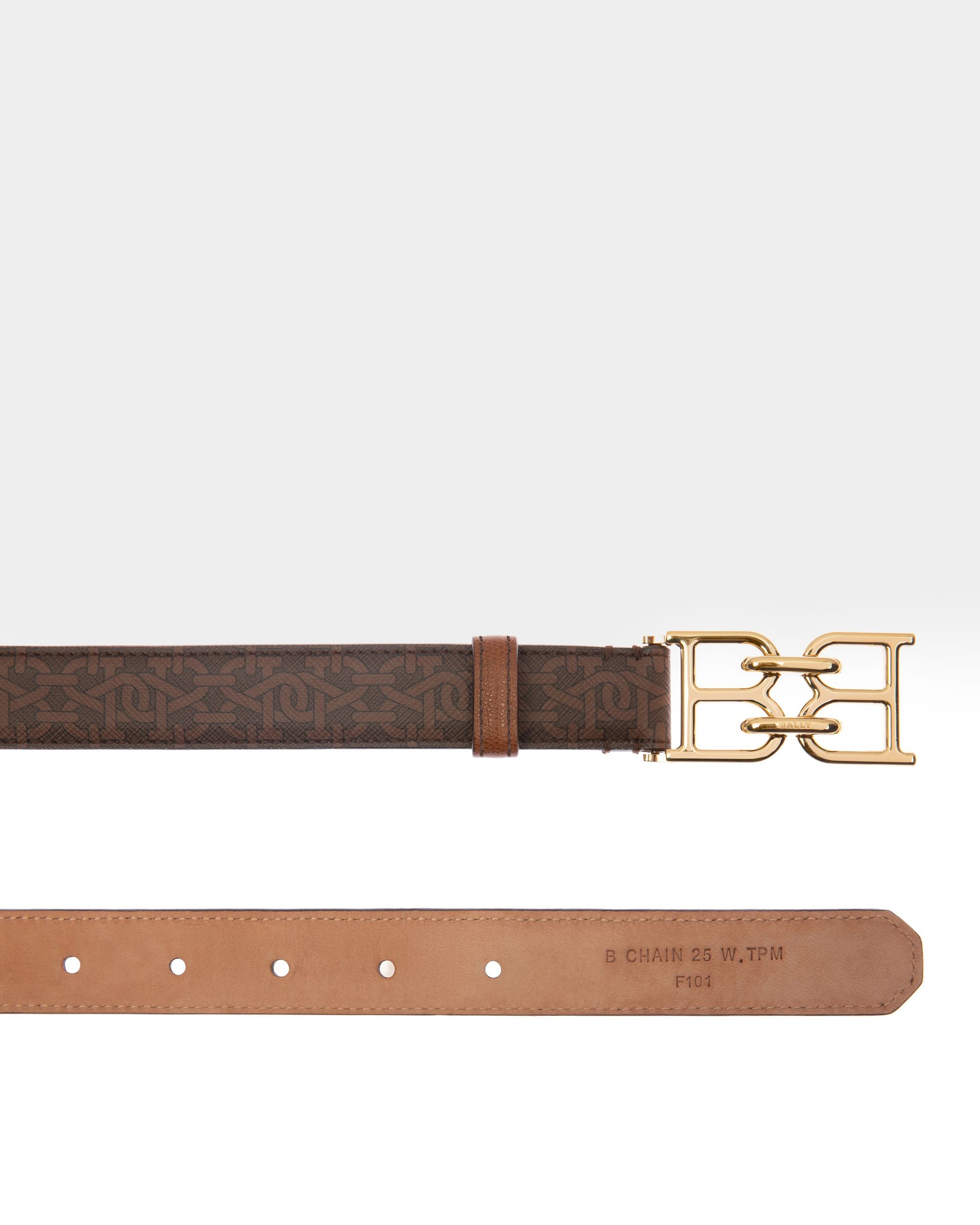 B-Chain Ceinture En Tpu 25Mm Marron - Femme - Bally - 02